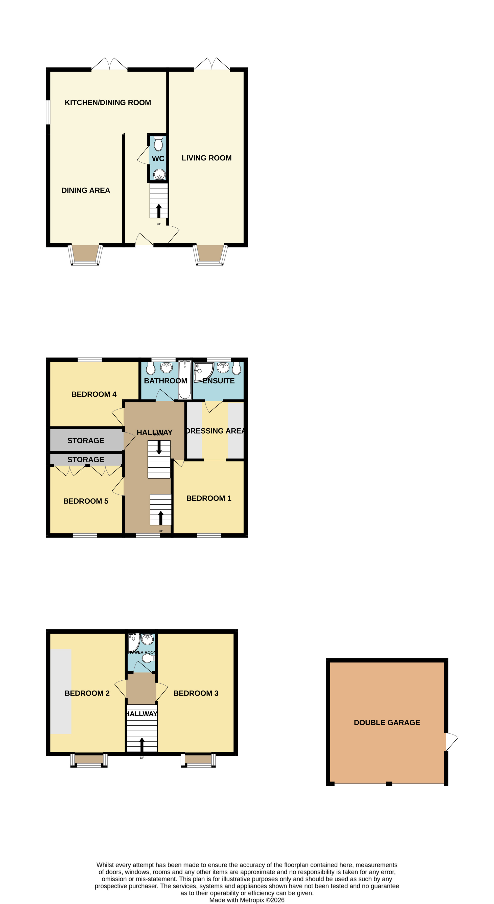 1, Orchid Close, Cannock floorplan