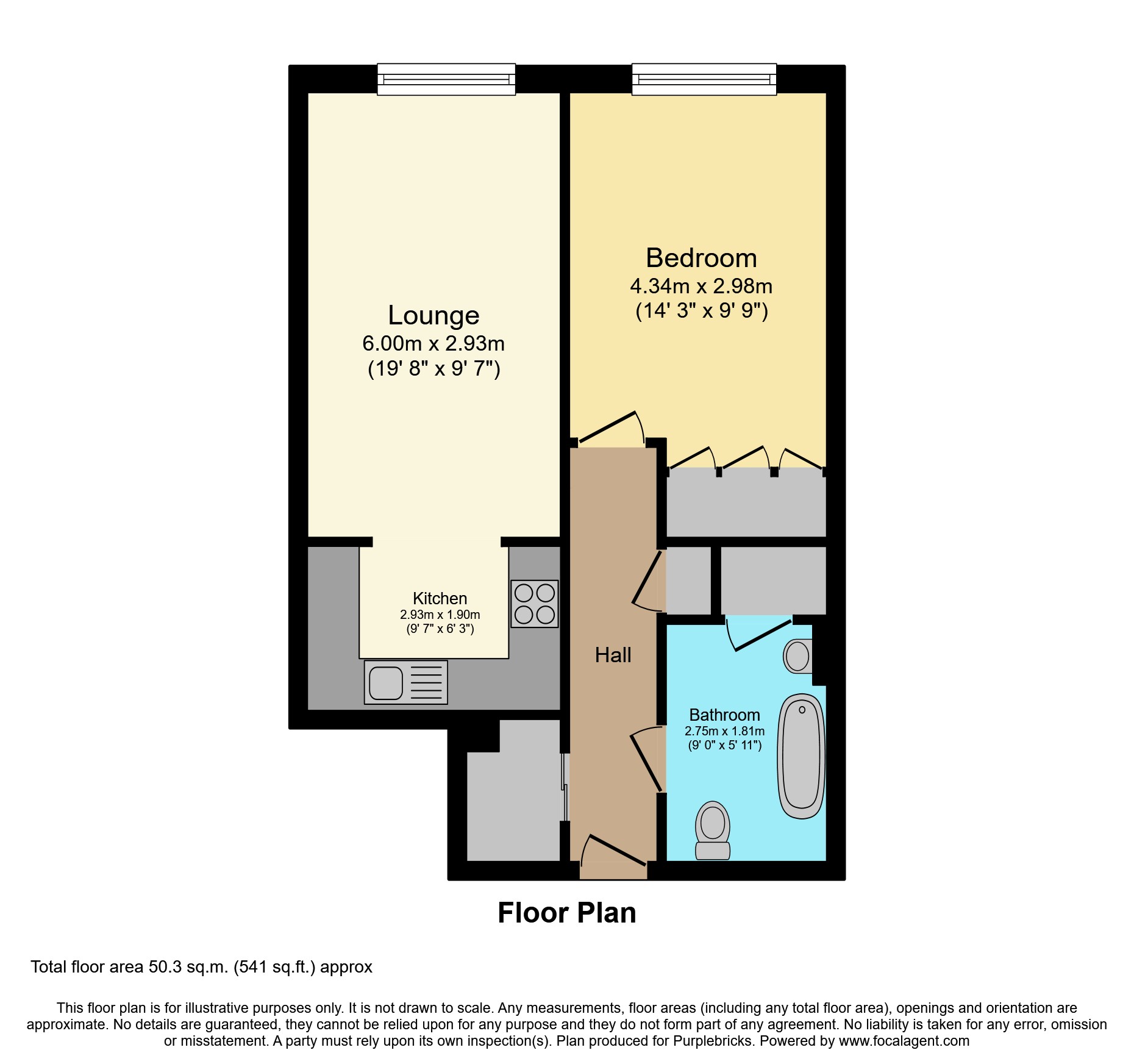 43 Primrose Court, Kings Road, Brentwood floorplan