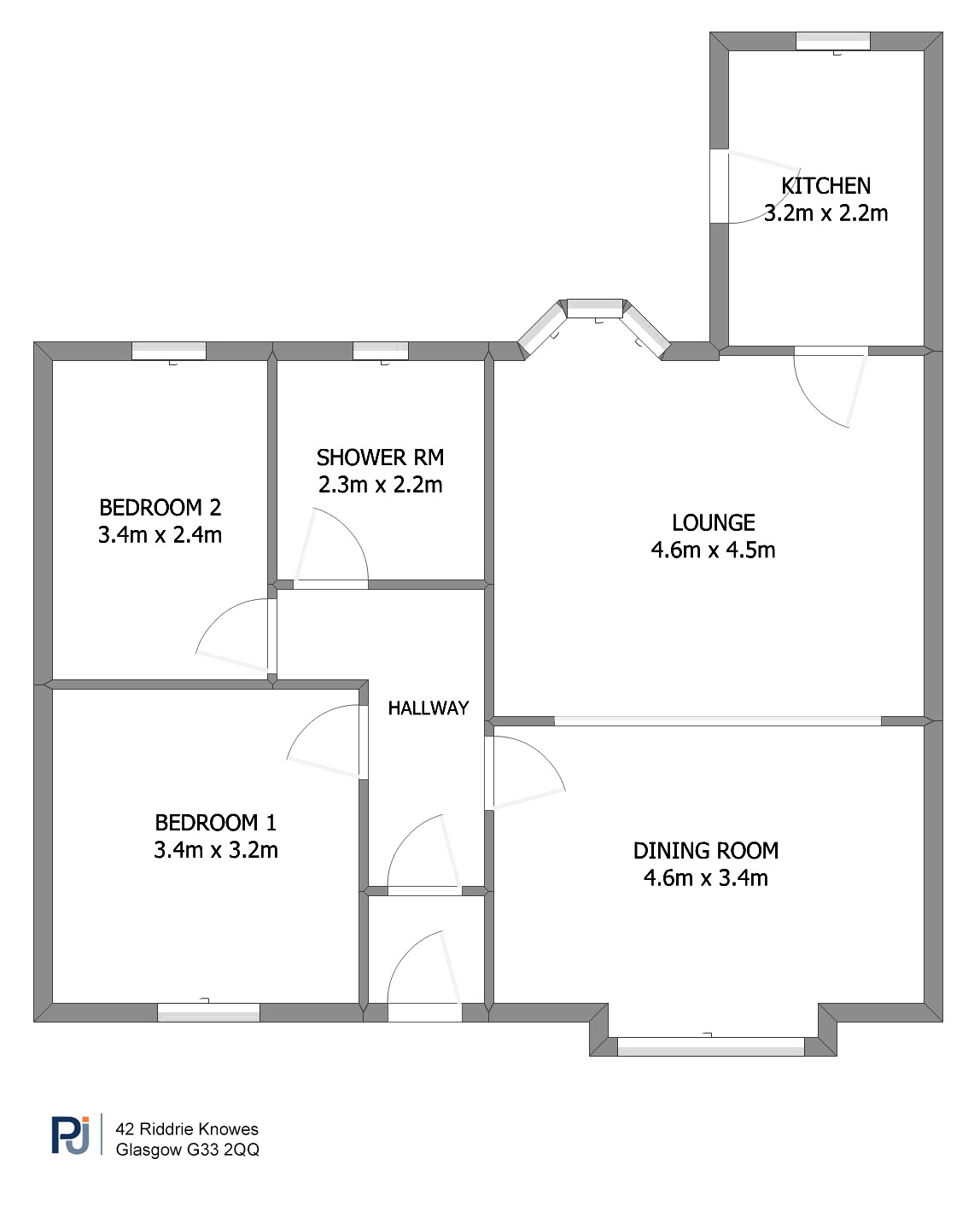 42 Riddrie Knowes, Riddrie, Glasgow floorplan