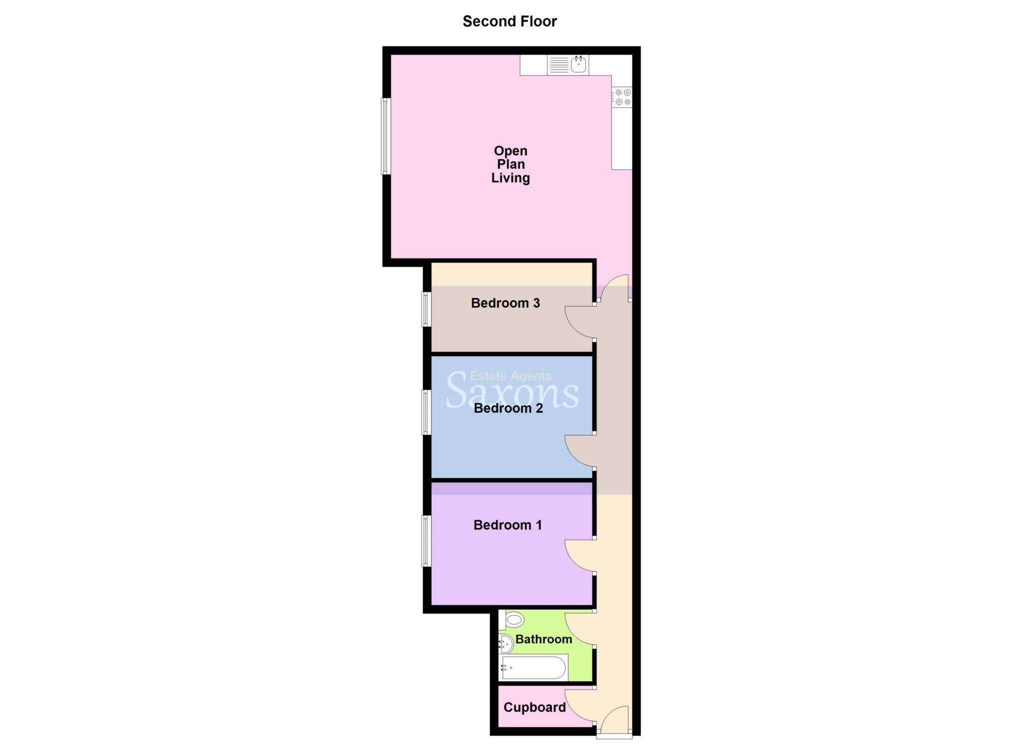 Flat 4, Waterloo Street, Weston-super-Mare floorplan