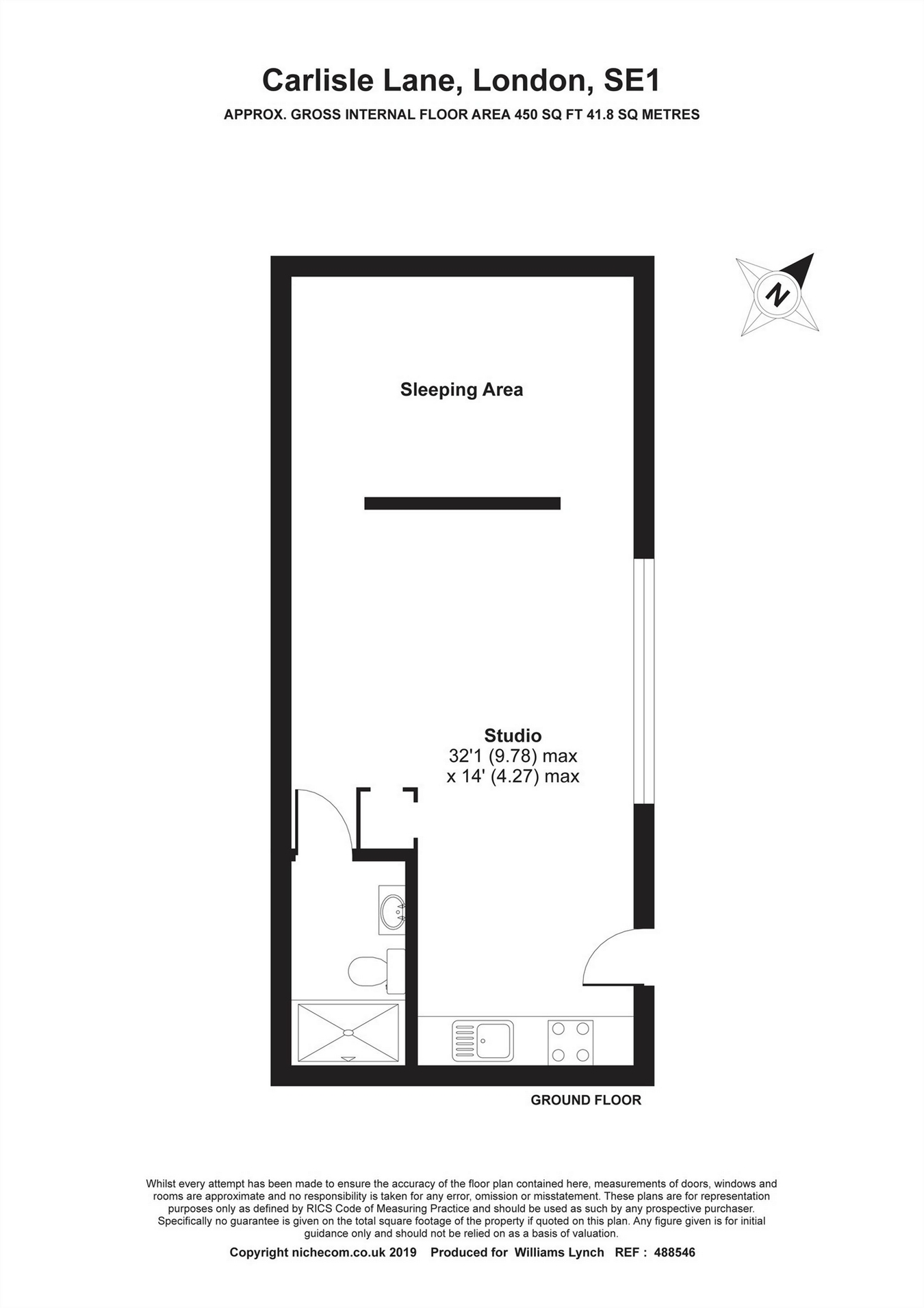 1 Bedrooms Flat for sale in Carlisle Lane, London SE1