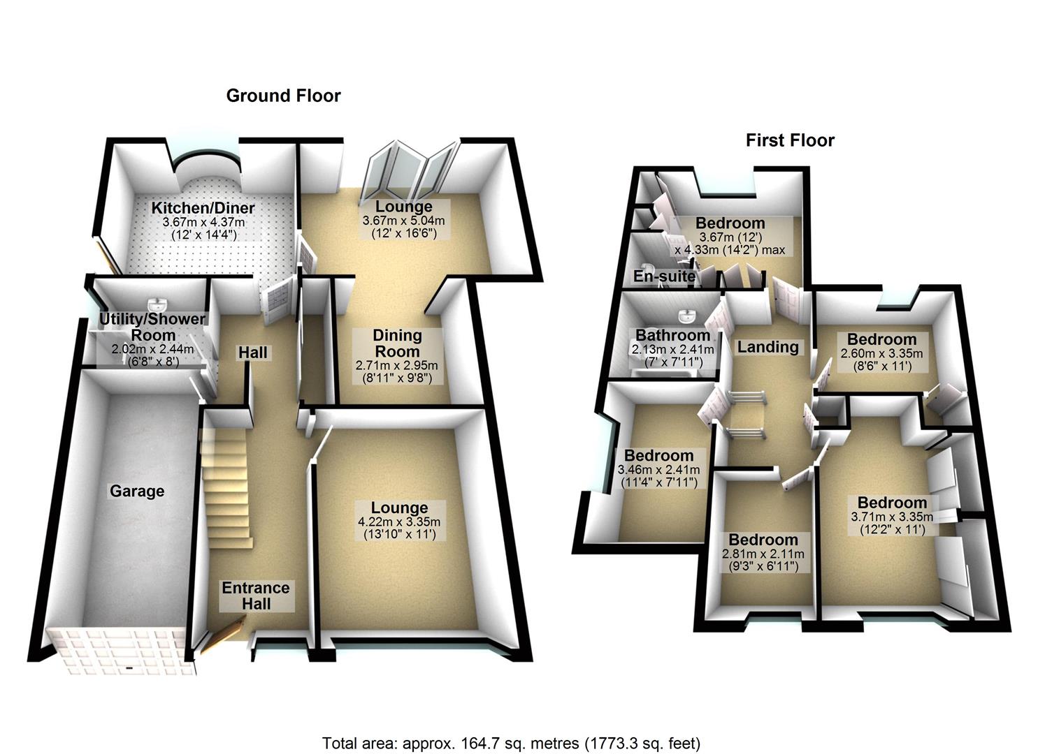 57, Derwent Avenue, Leeds floorplan