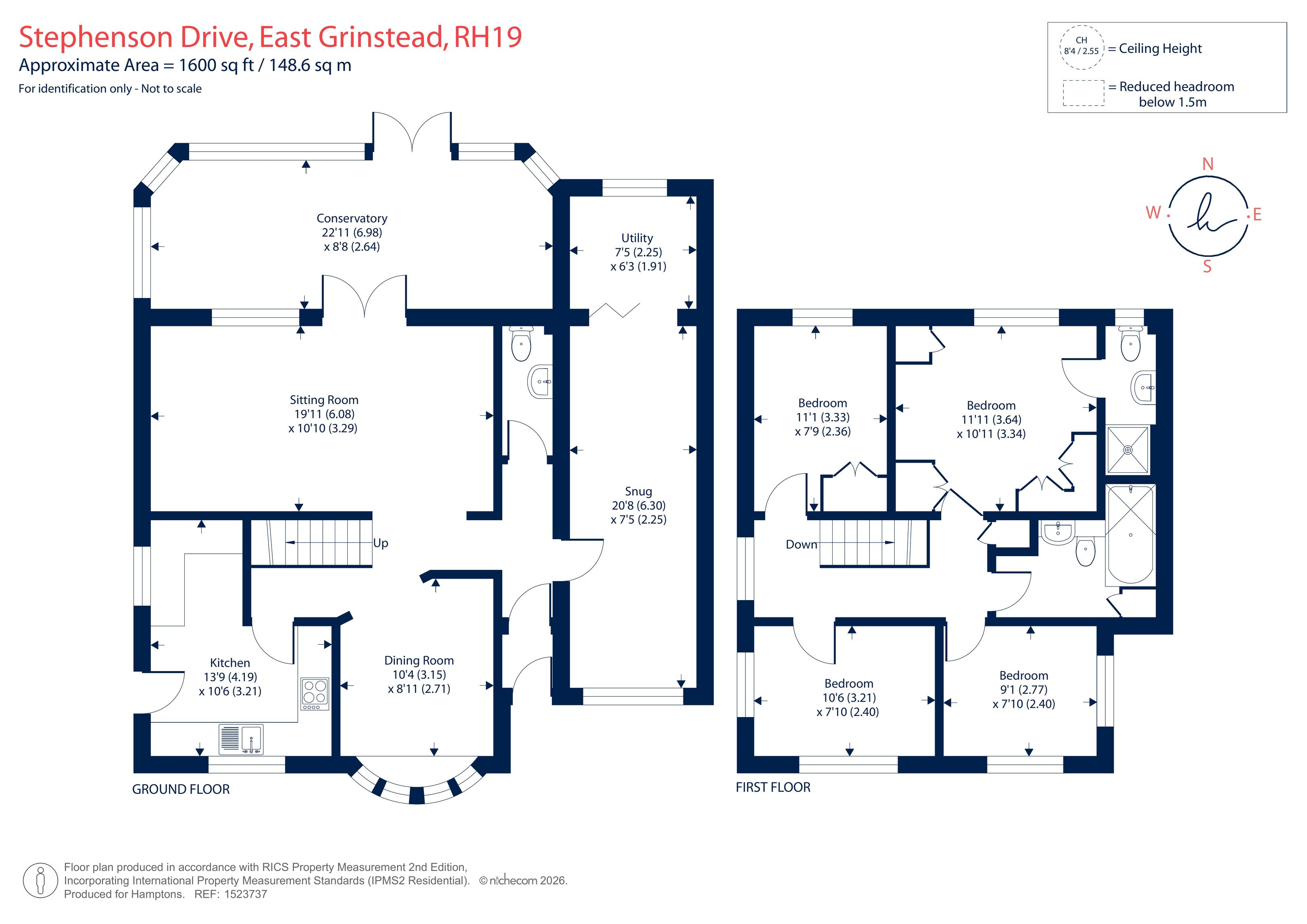 49, Stephenson Drive, East Grinstead floorplan