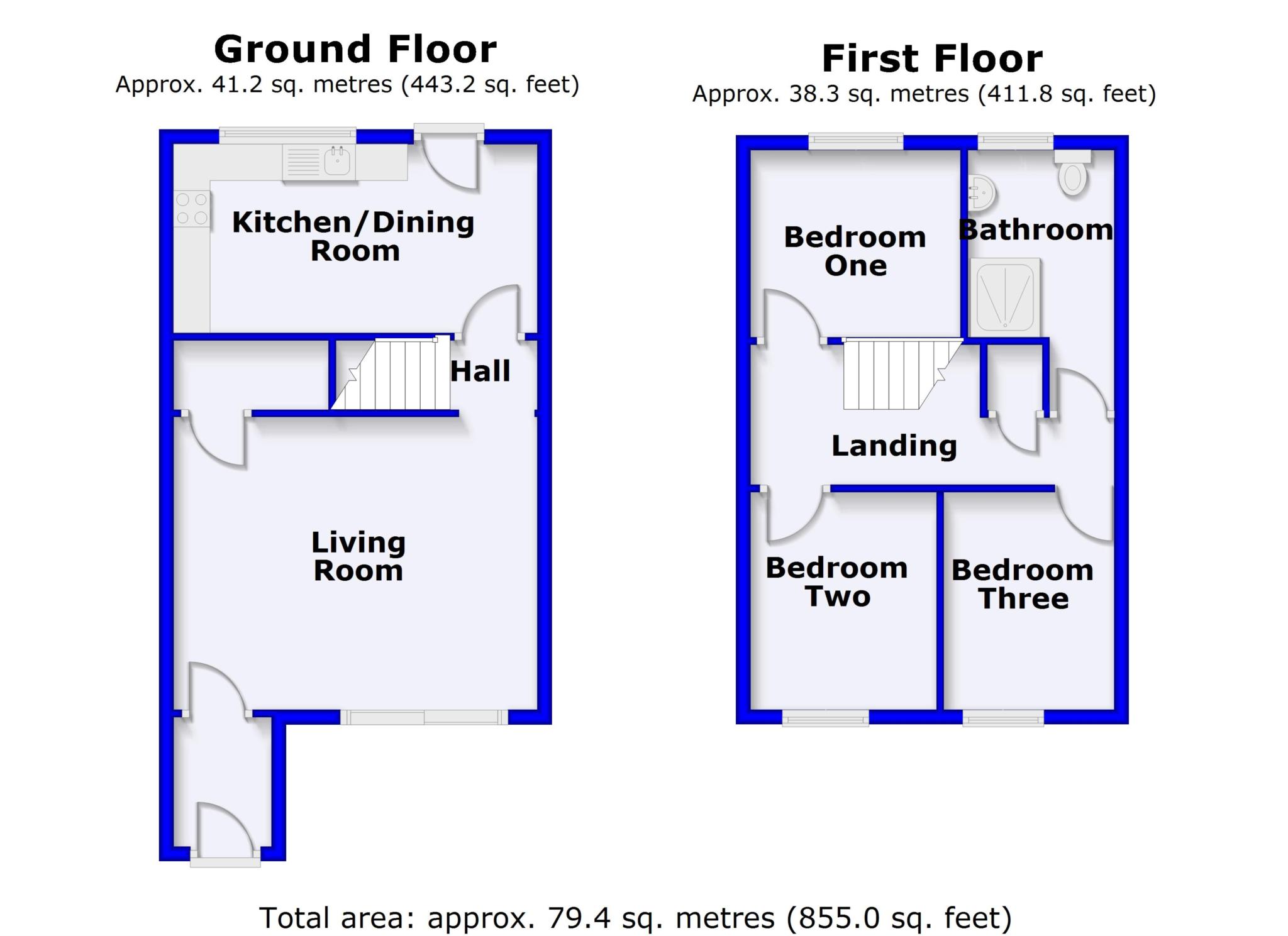 6, Y Ddol Fach, Penrhyncoch floorplan