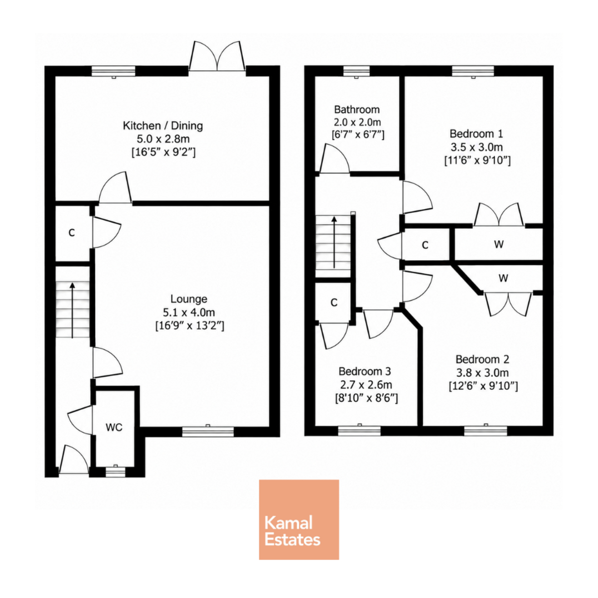 35, Maryston Street, Glasgow floorplan