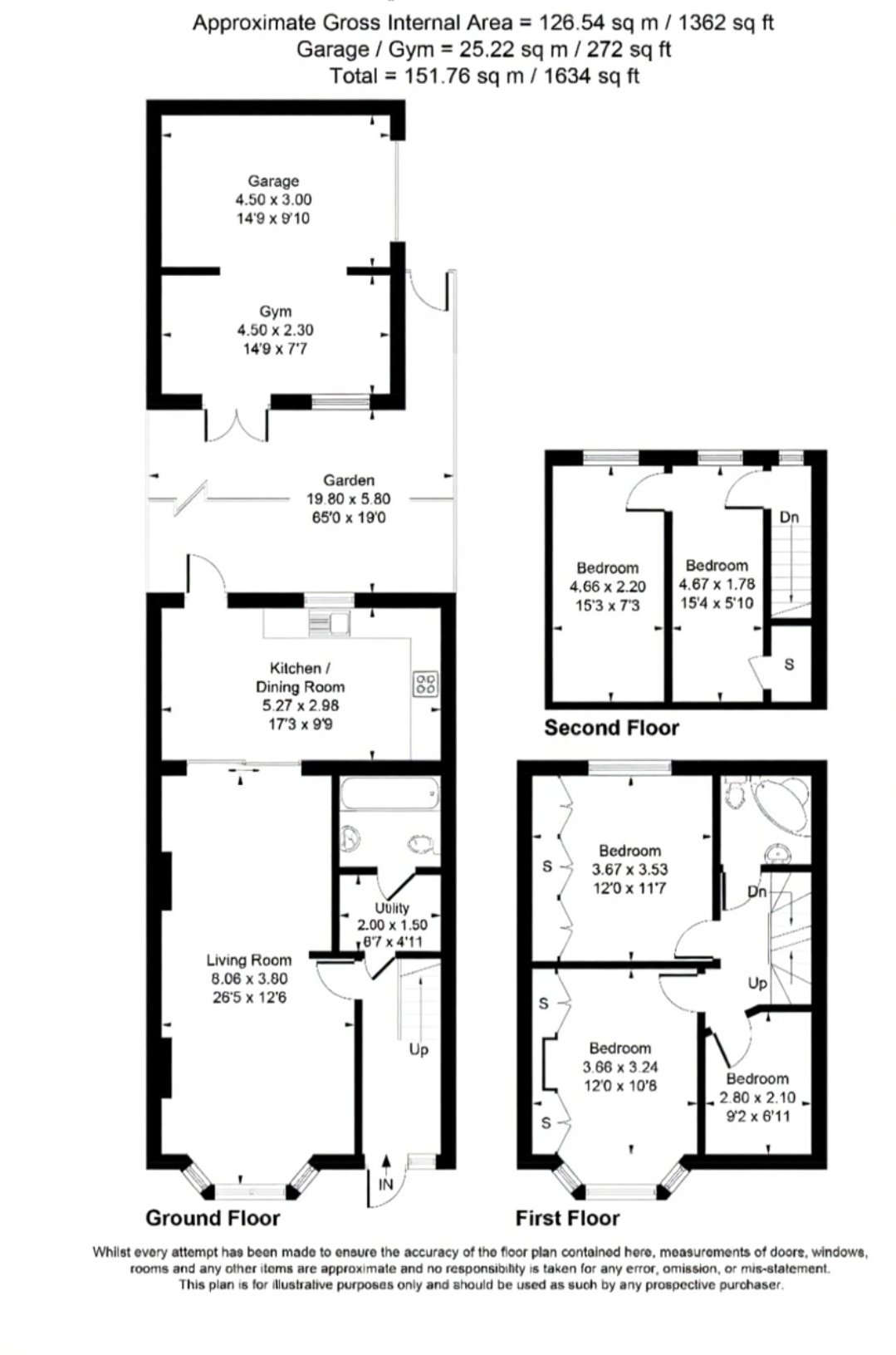 64, Keats Way, Greenford floorplan