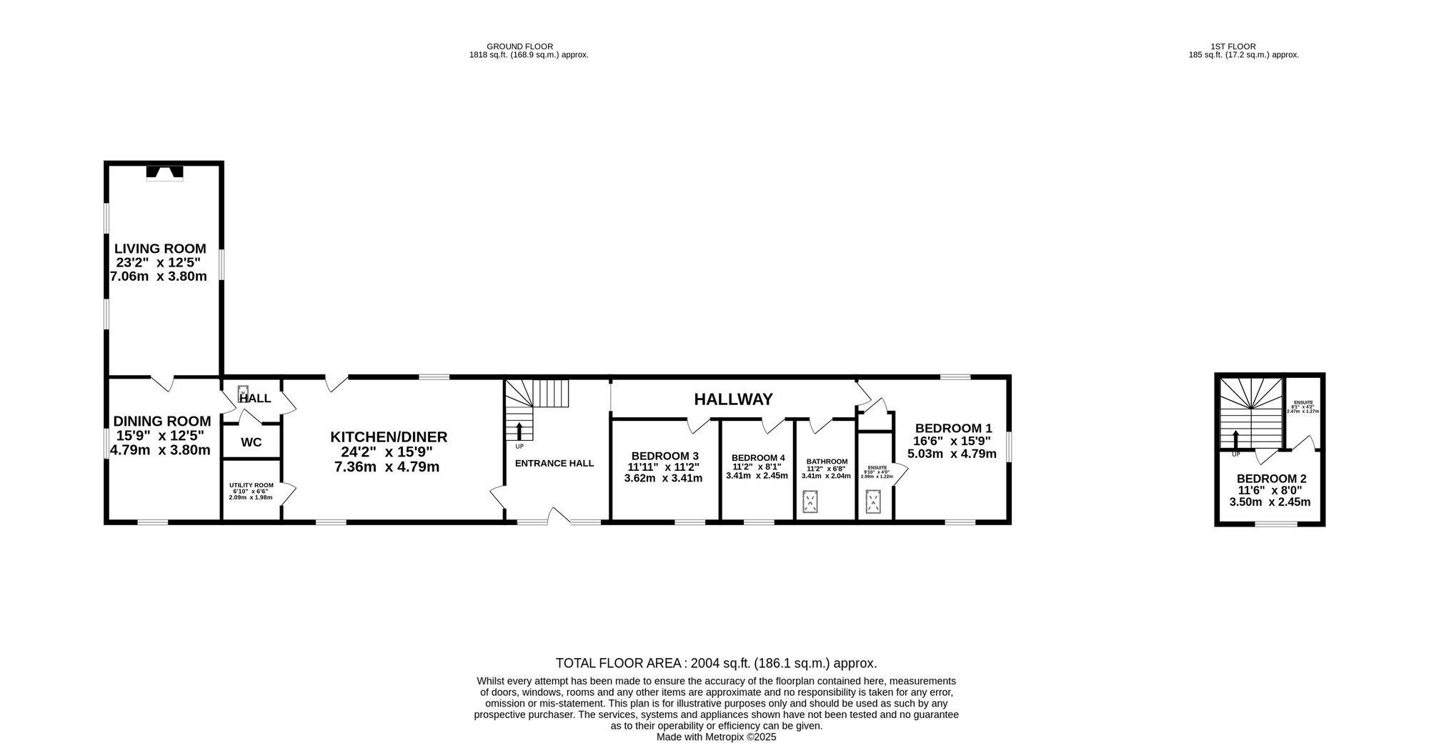 The Byre Aspley Lane, Stafford floorplan