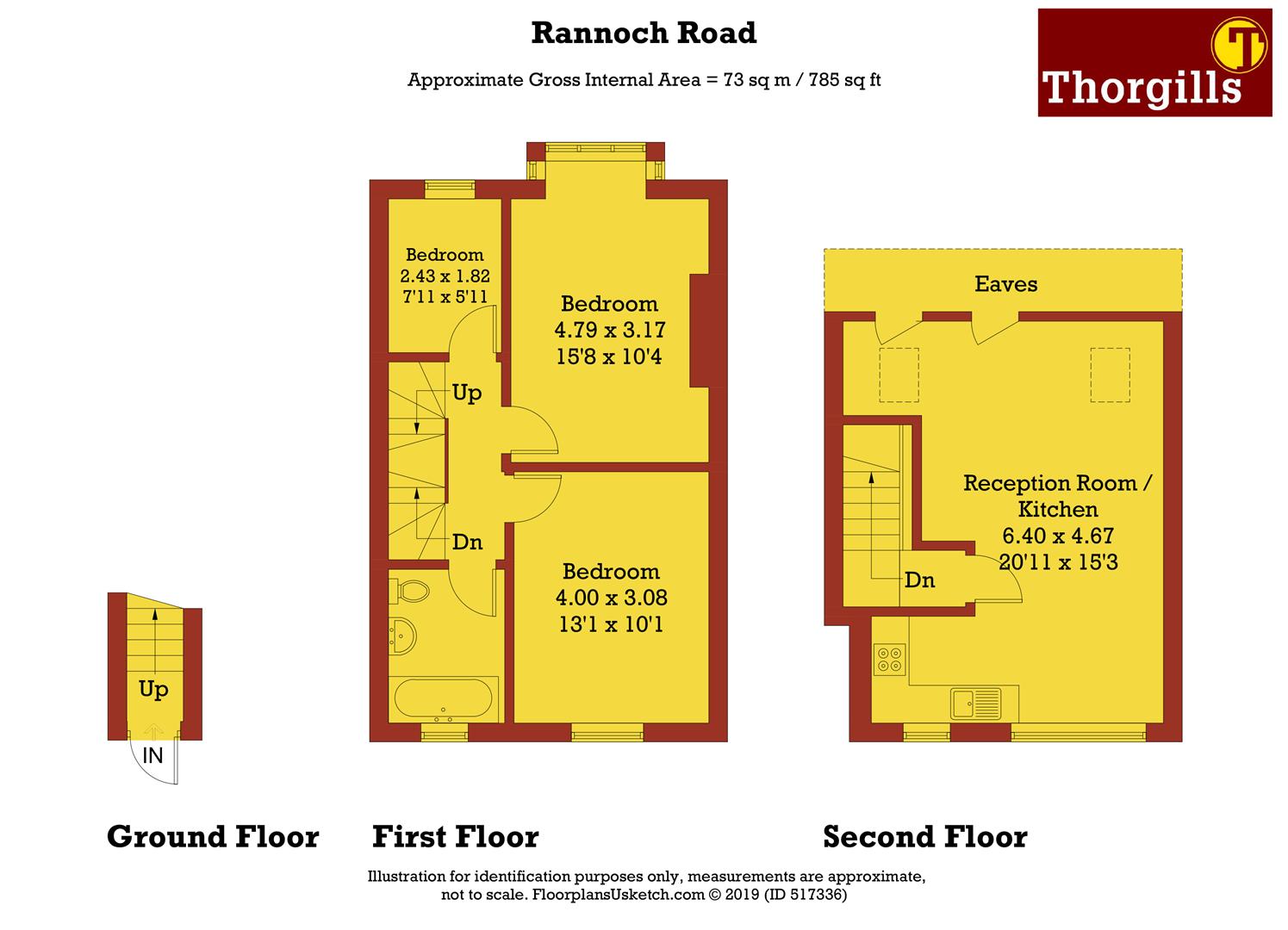 3 Bedrooms Flat to rent in Rannoch Road, London W6