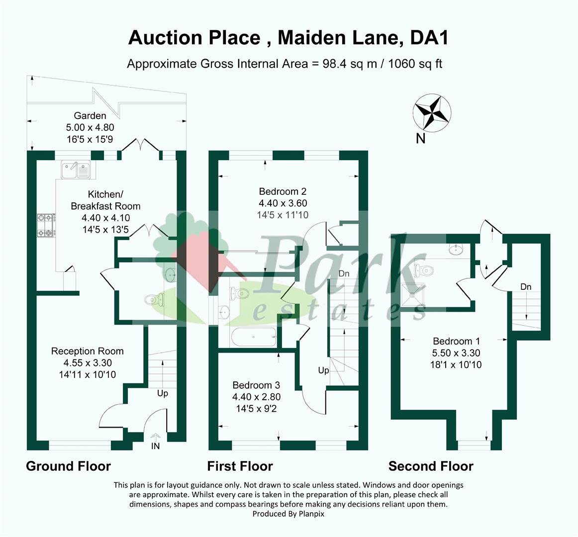 10 Auction Place, Maiden Lane, Crayford floorplan