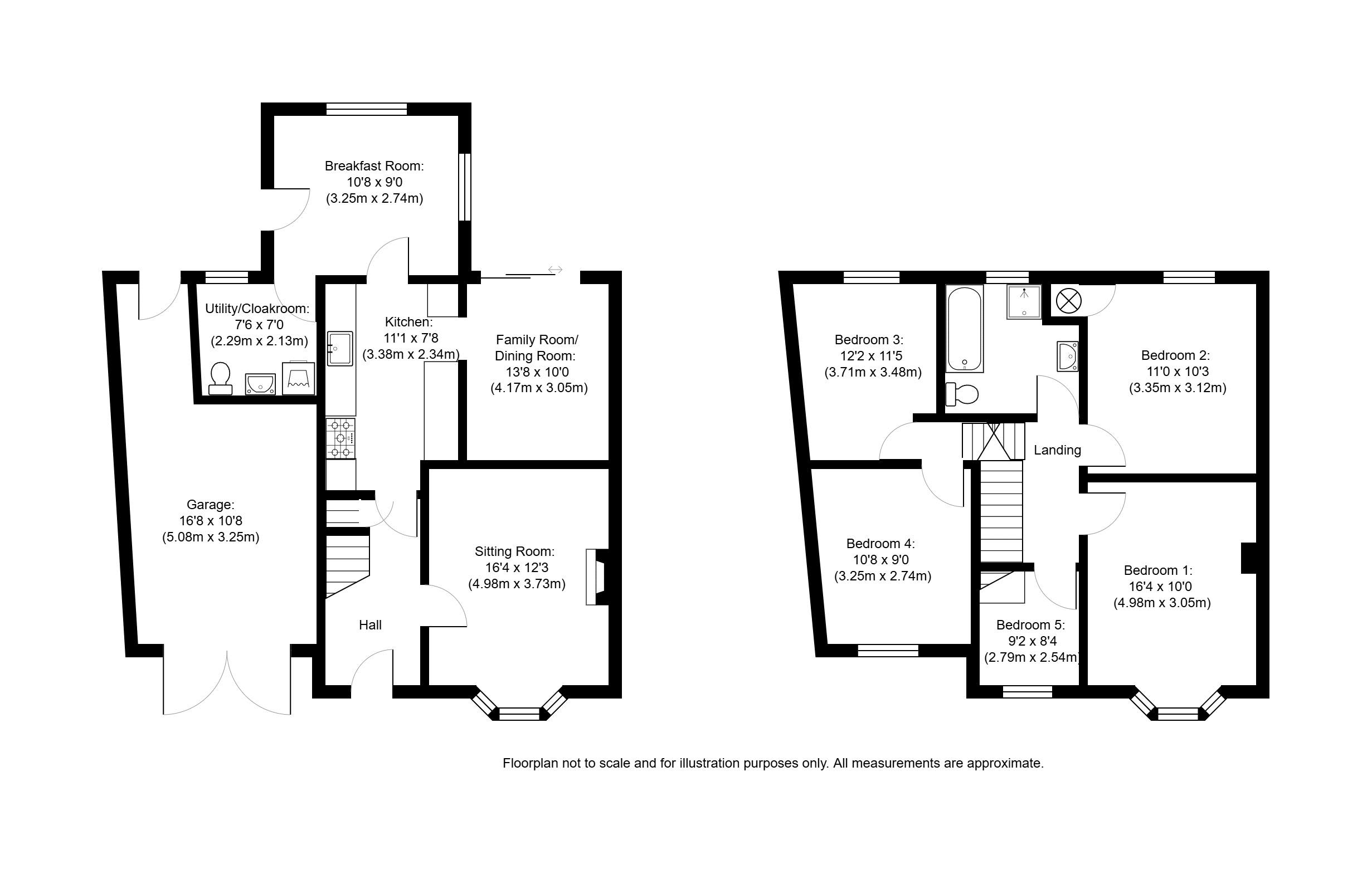 12, Meadway, Tonbridge floorplan