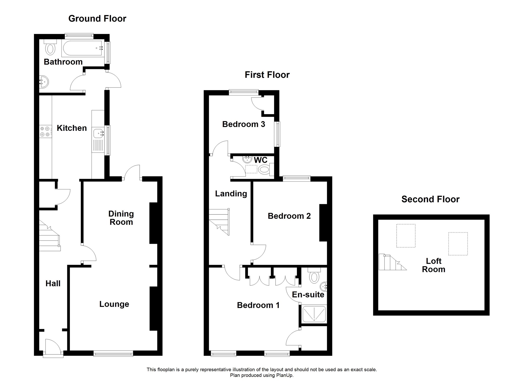 3 Bedrooms Terraced house for sale in Harriet Street, Penarth CF64