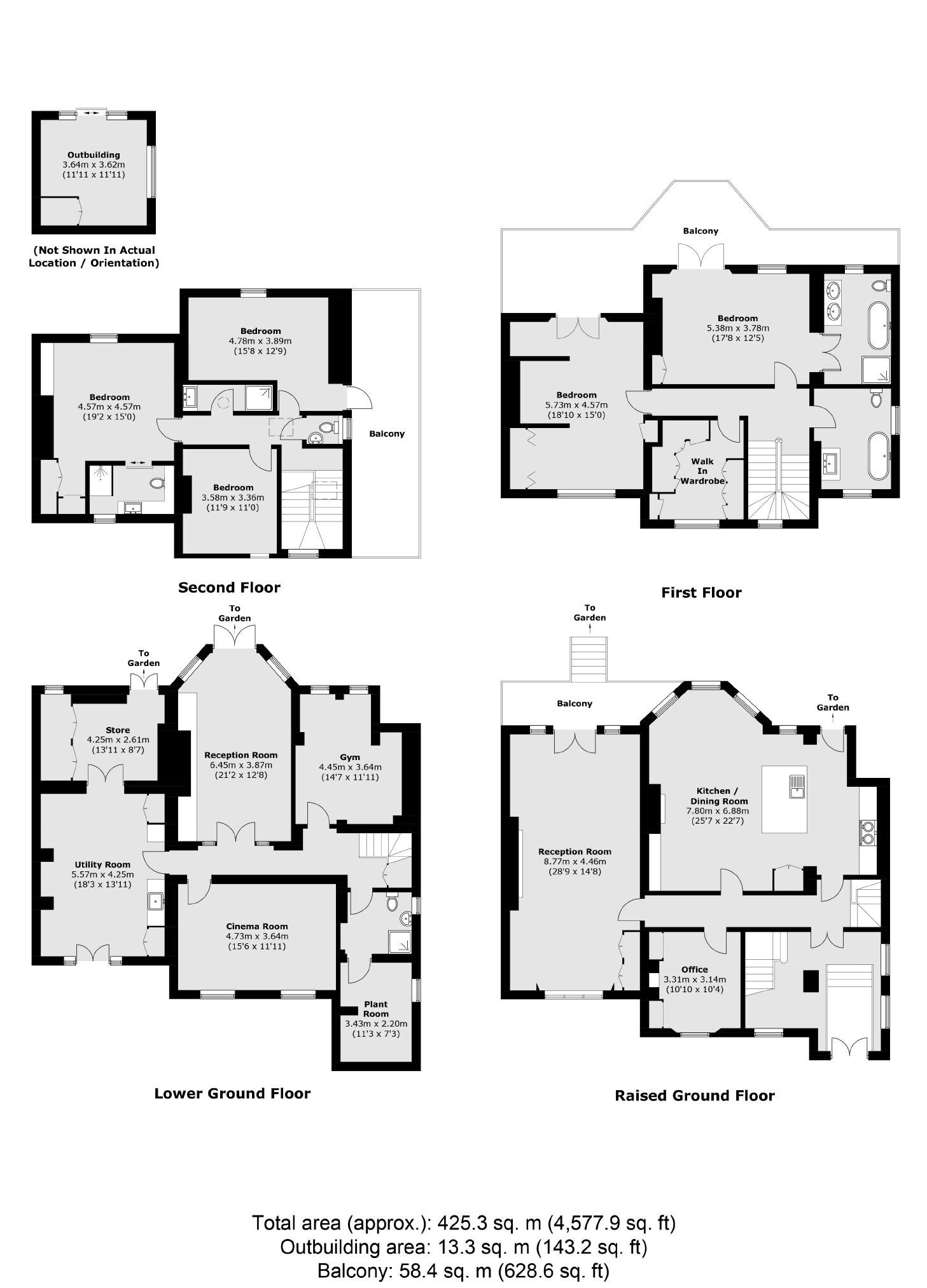 Clyde House, 109, Strawberry Vale, Strawberry Hill floorplan