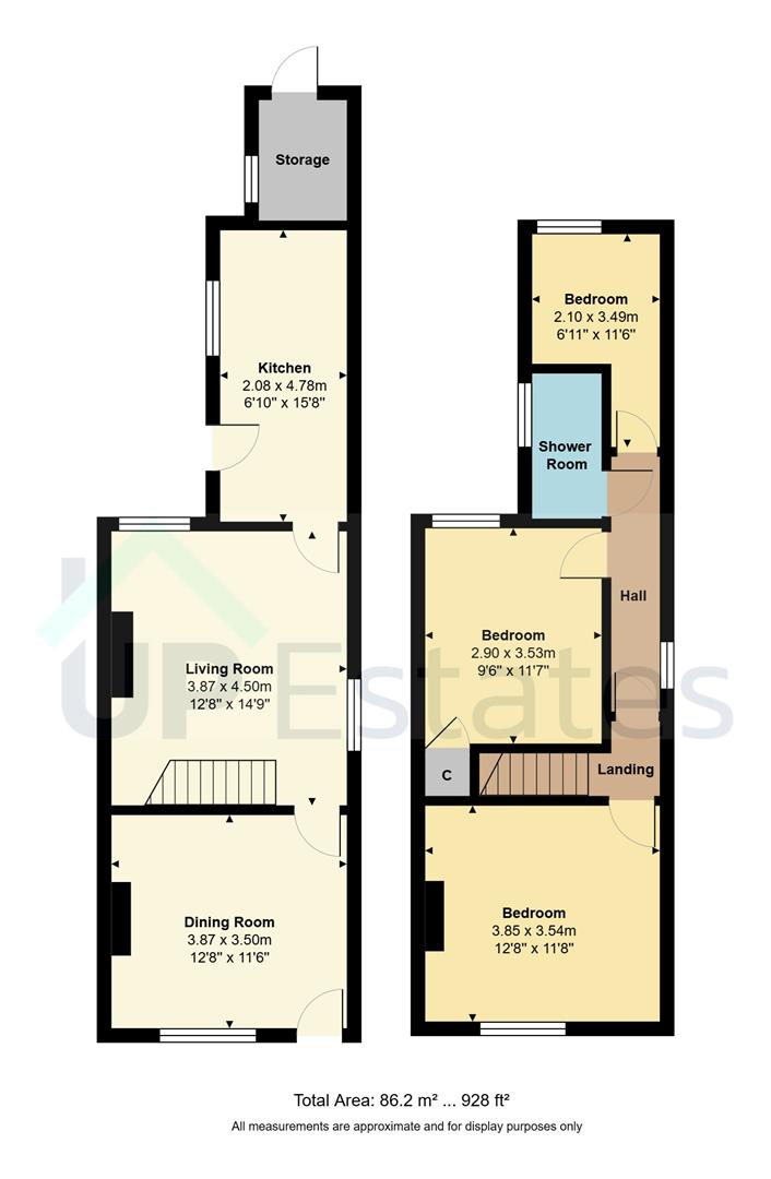 100, Castle Road, Nuneaton floorplan