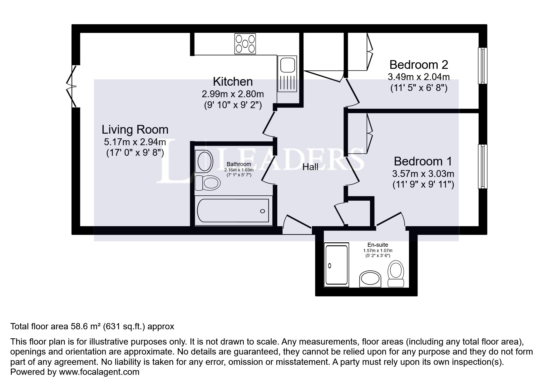 Flat 6, Bramford Place, 464 Bramford Road floorplan
