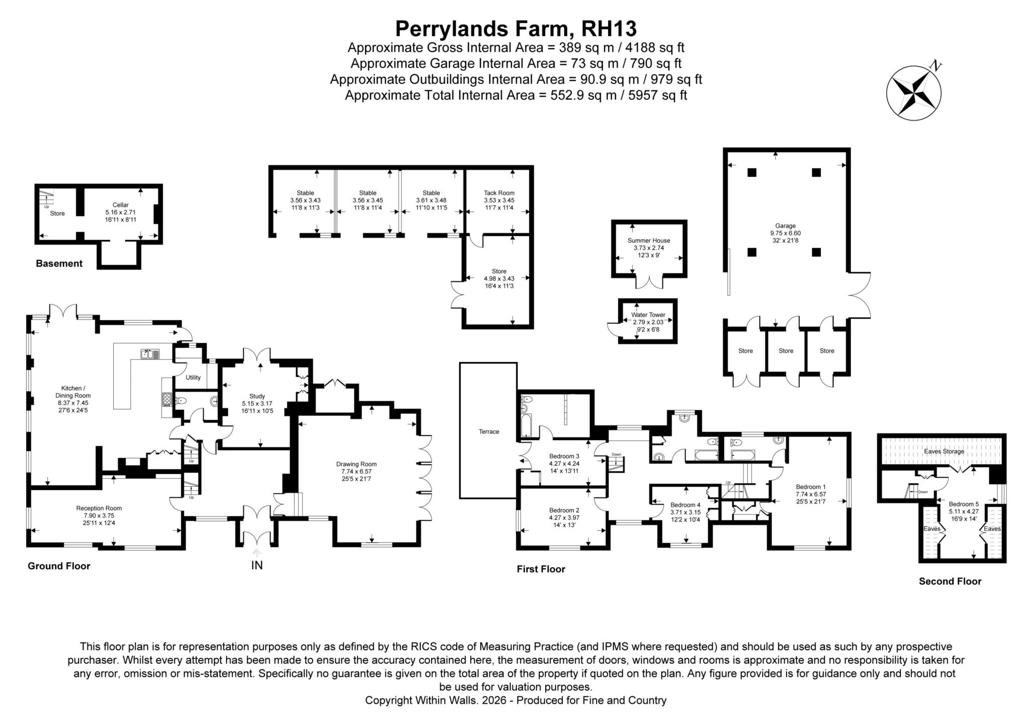 Perrylands Farm, Horsham floorplan