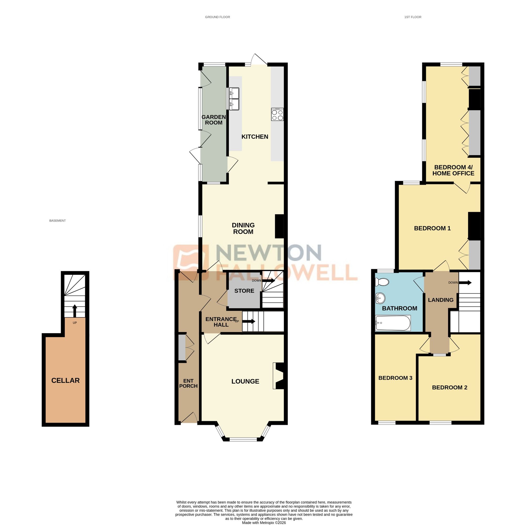 58 Harcourt Street, Newark floorplan