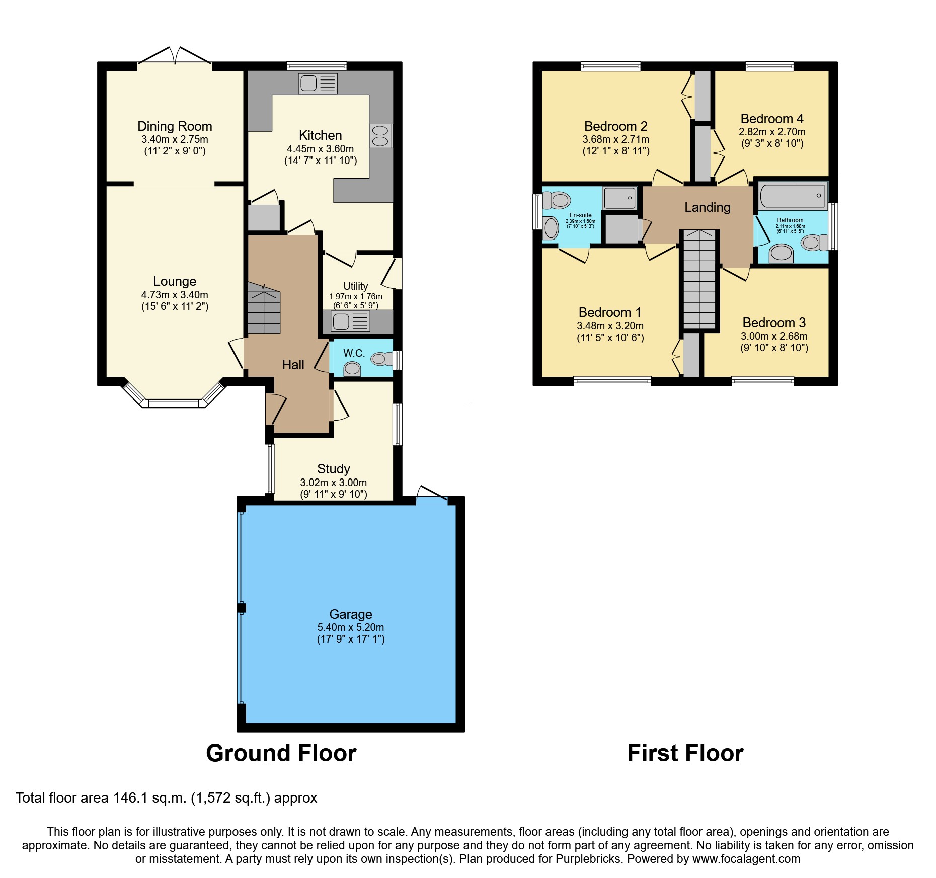 7, Haydock Close, Branston floorplan