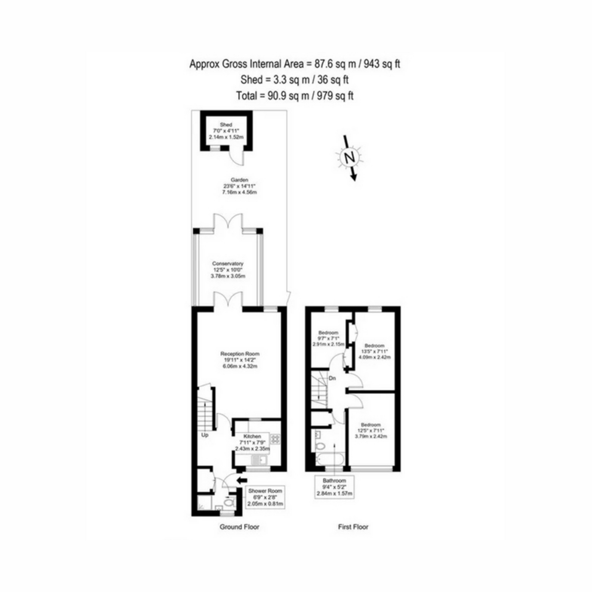 7, Beechcroft Close, Hounslow floorplan
