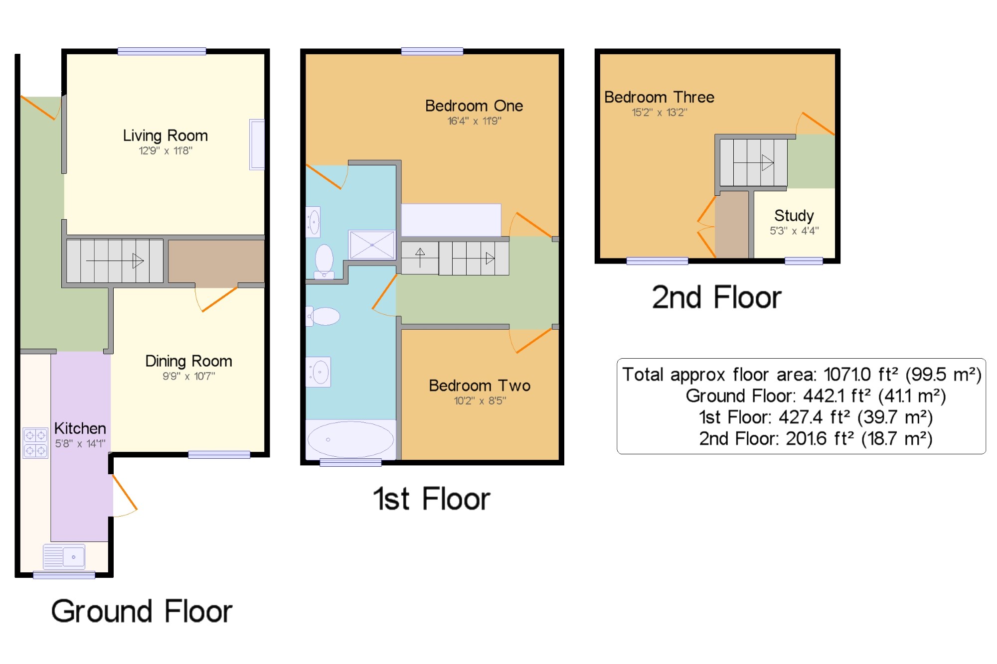 3 Bedrooms Terraced house for sale in Prospect Road, Southborough, Kent, . TN4