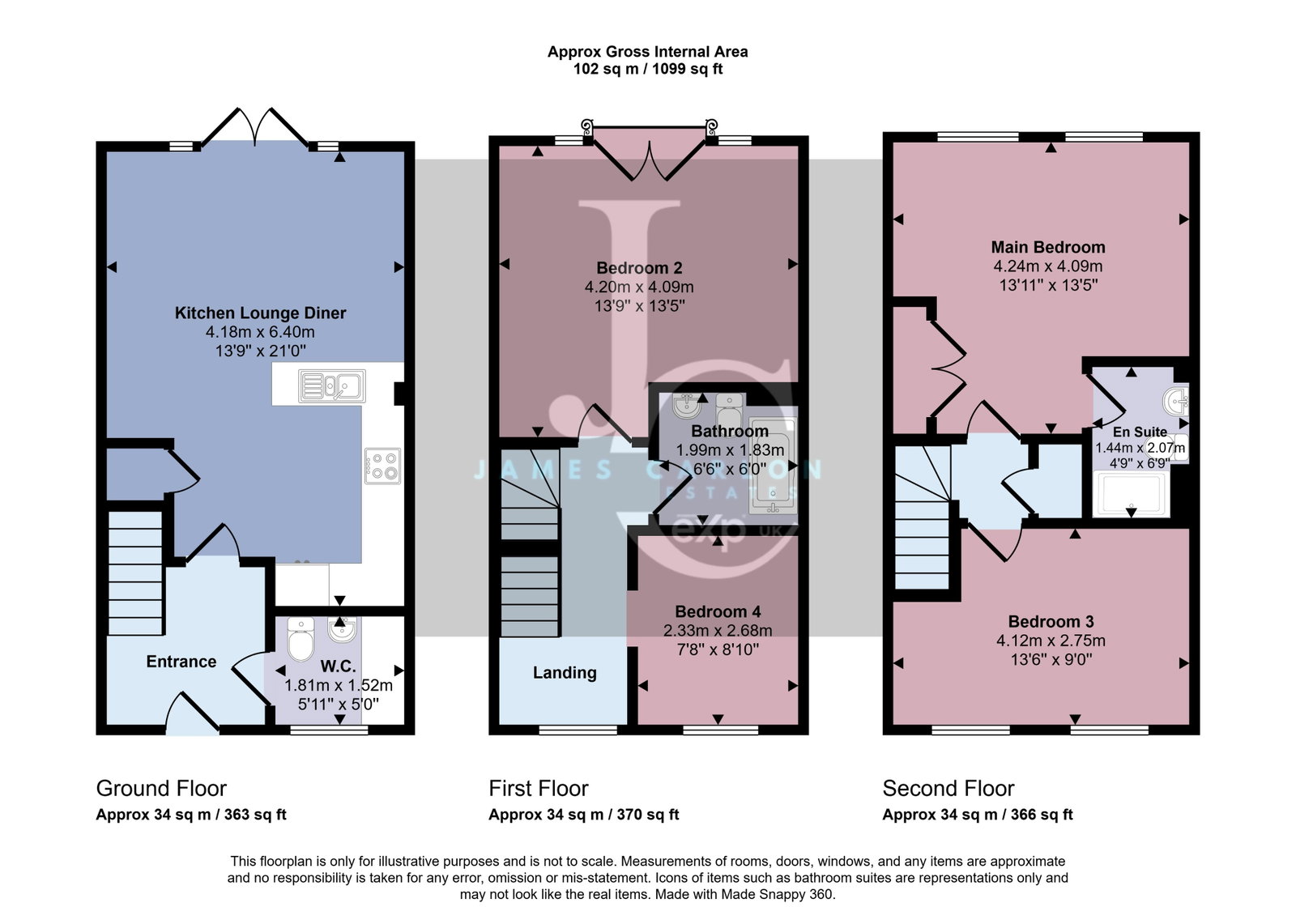 22, Pyrus Court, Telford floorplan