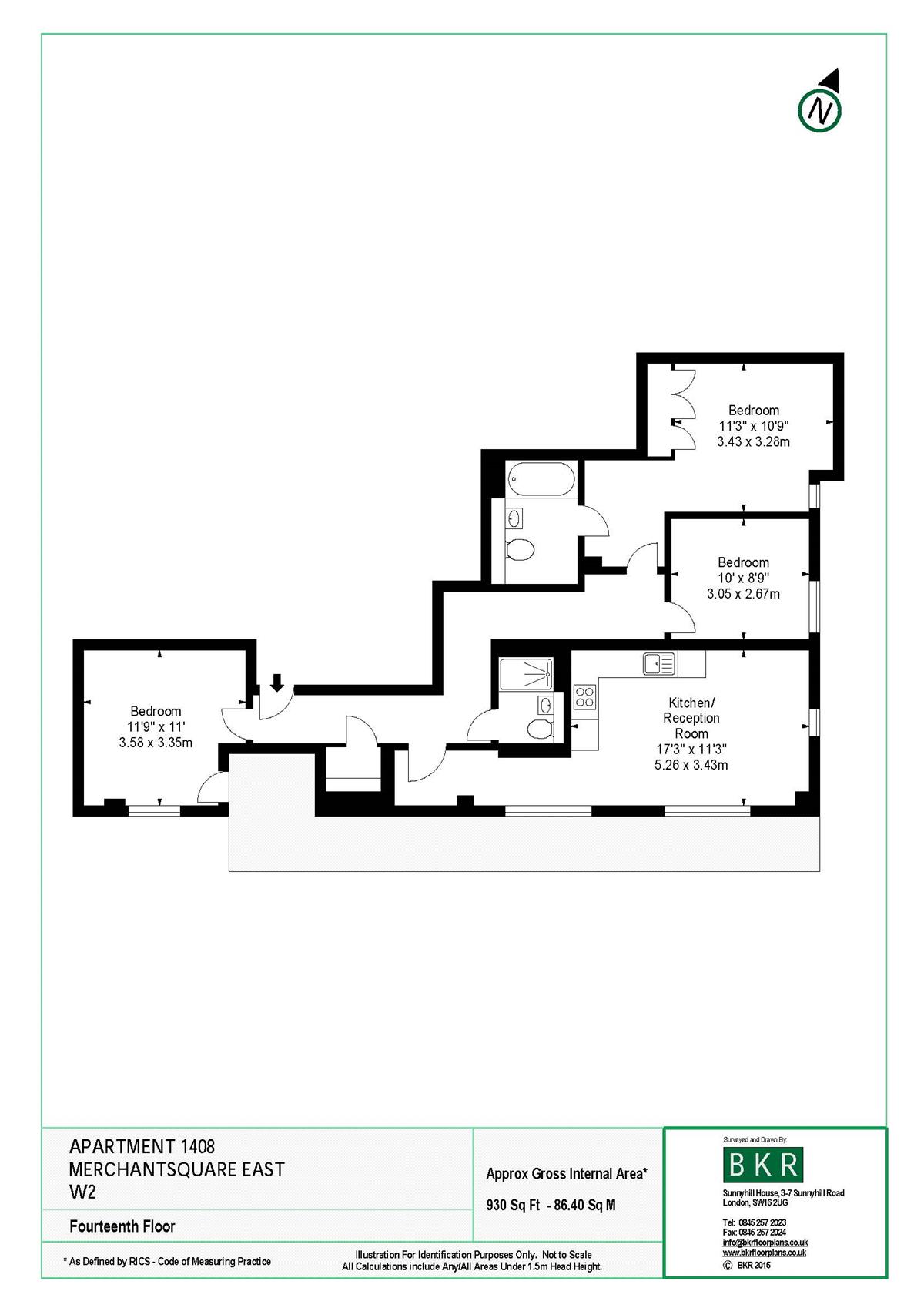 3 Bedrooms Flat to rent in Merchant Square, Paddington Basin W2