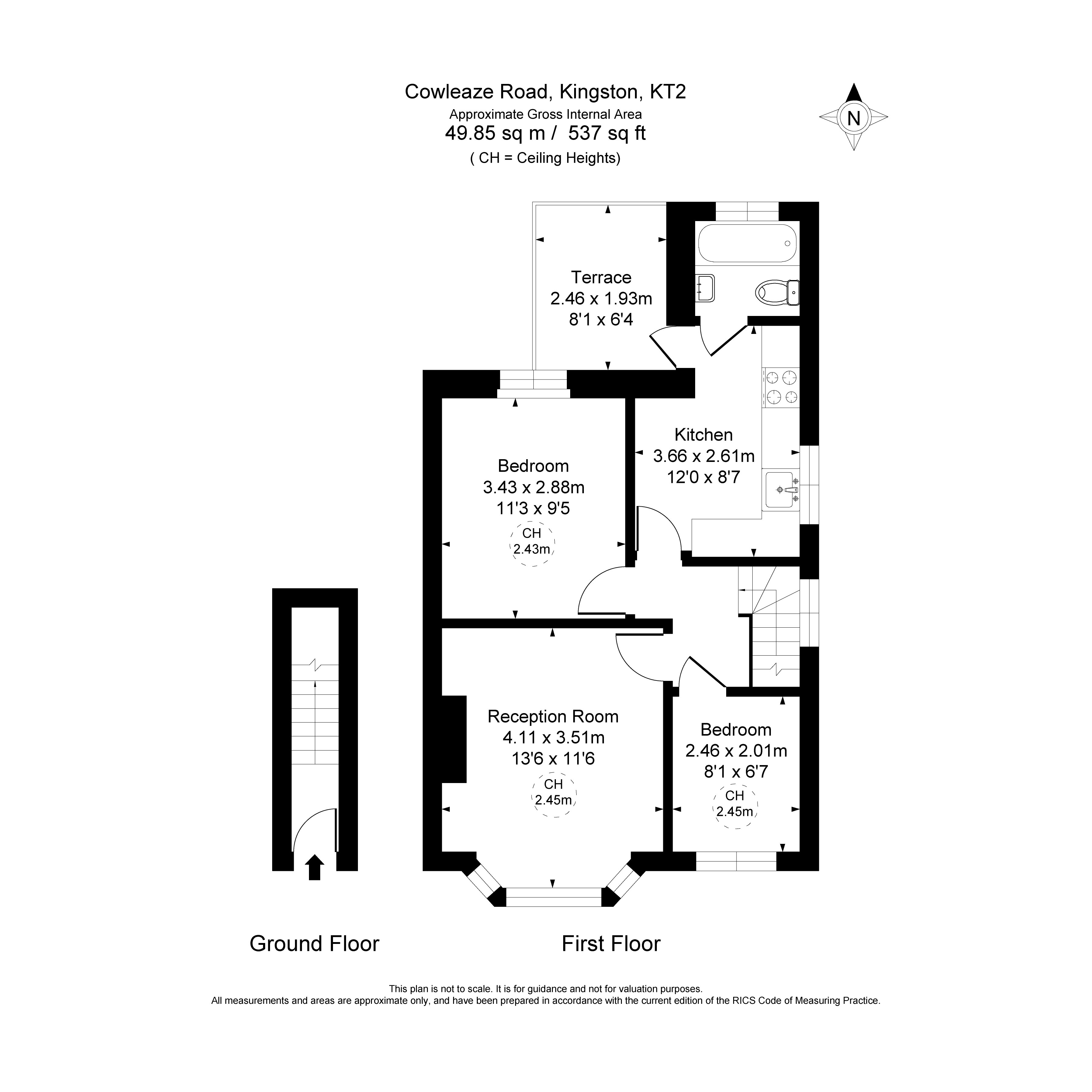 17A, Cowleaze Road, Kingston Upon Thames floorplan
