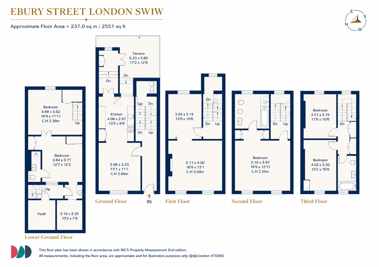 169, Ebury Street, London floorplan