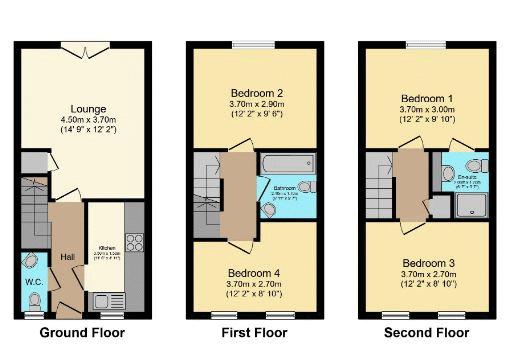 28, Wainwright Avenue, Leicester floorplan