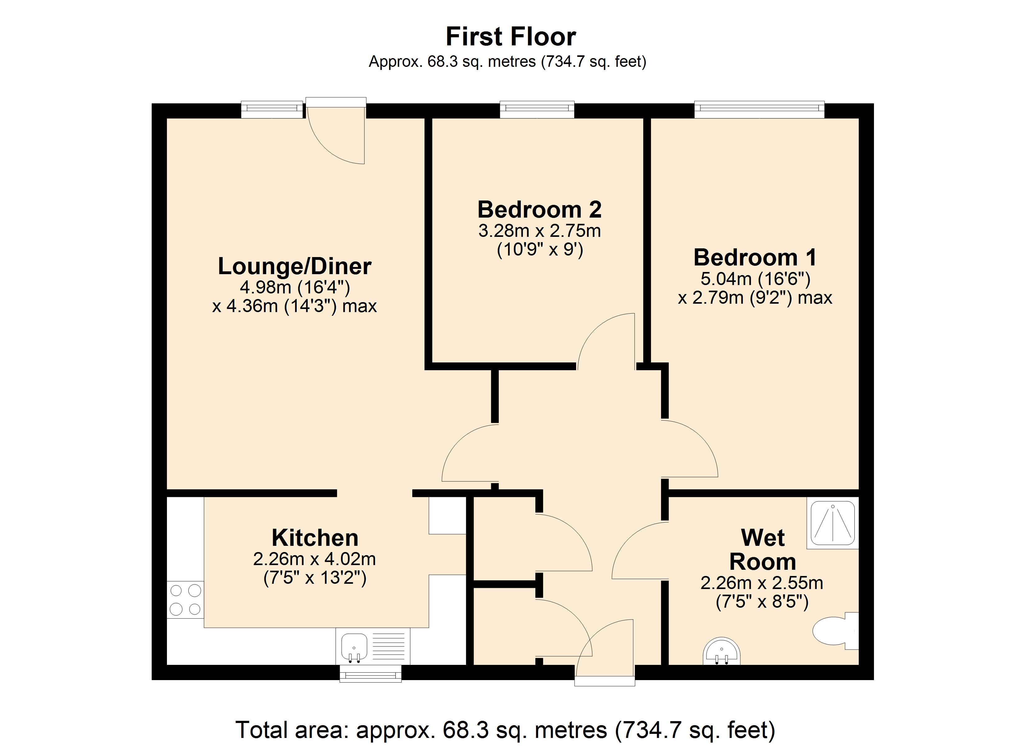 20, Florence Court, Wiltshire floorplan