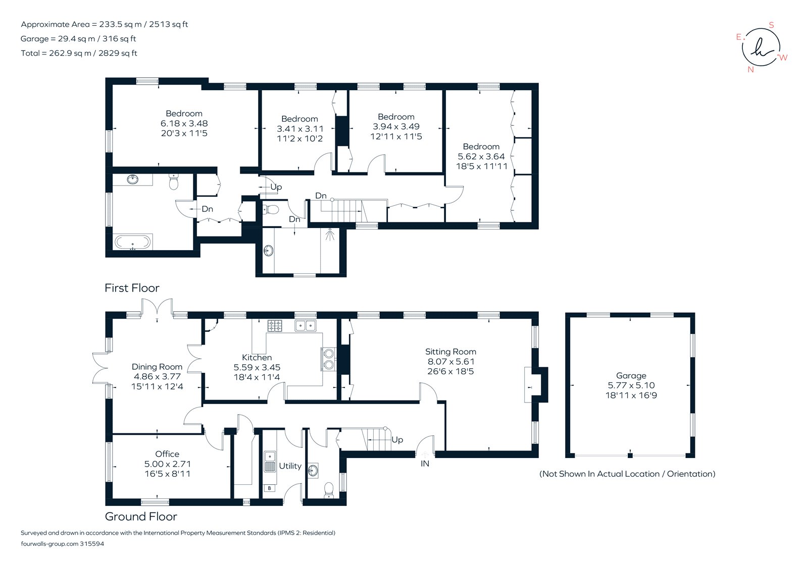 Fieldridge Woodhouse, Ermin Street, Hungerford floorplan