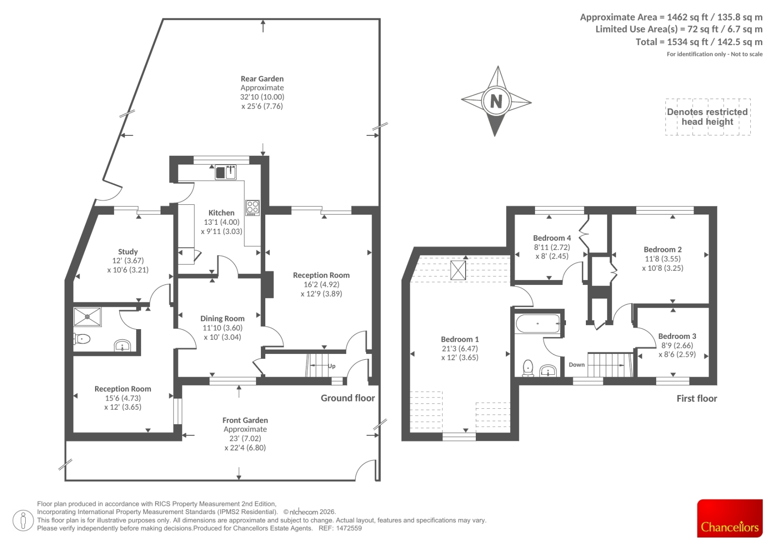 21 HASTINGS CLOSE, Hastings Close, Banbury floorplan