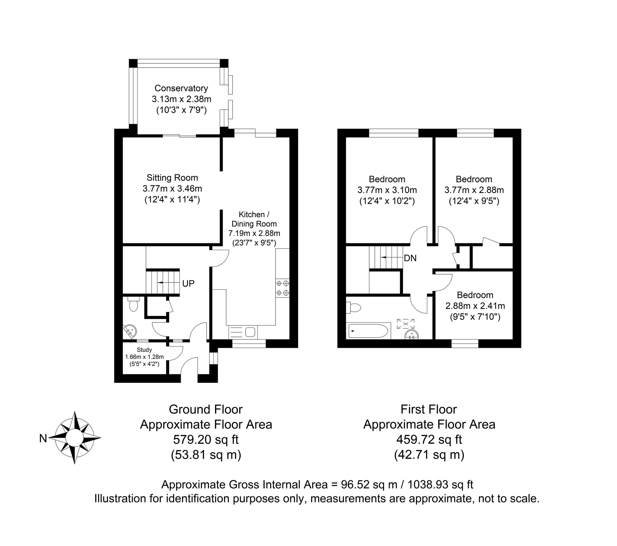27 Harvard Close, Lewes floorplan