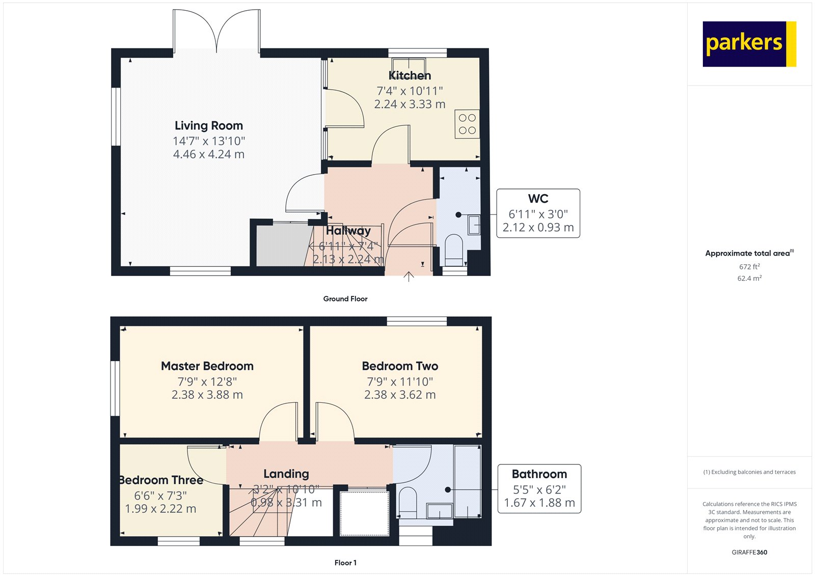 Iona Avenue, Reading floorplan