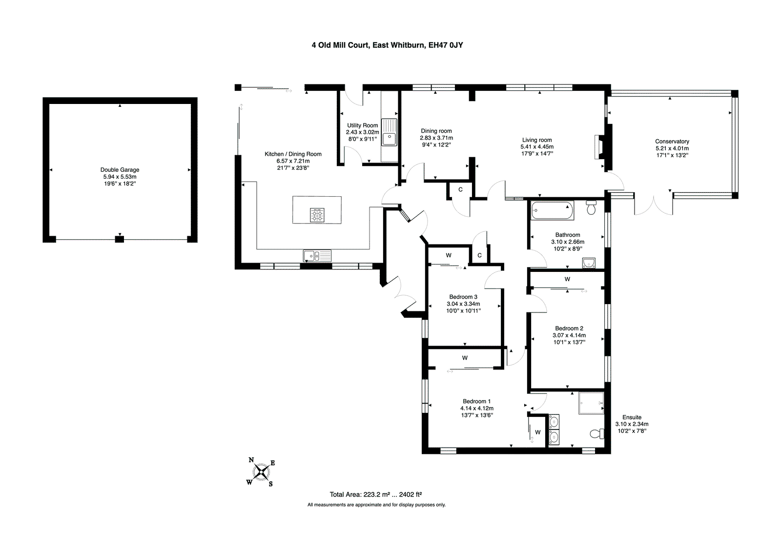 4, Old Mill Court, Bathgate floorplan