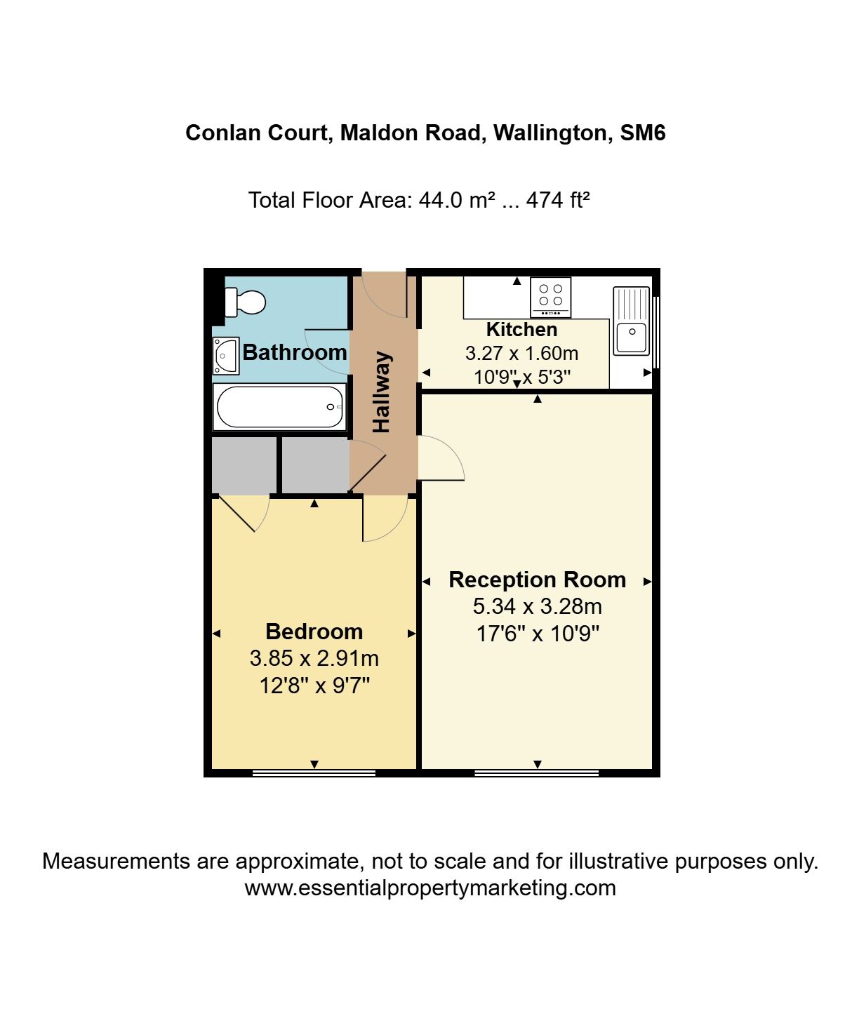 Conlan Court, 27 Maldon Road, Wallington floorplan