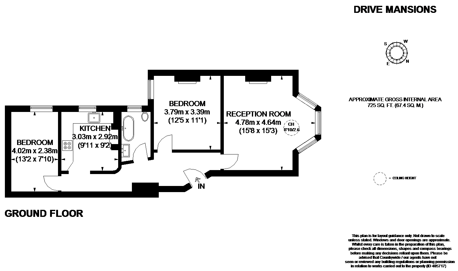 2 Bedrooms Flat for sale in Drive Mansions, Fulham Road, London SW6
