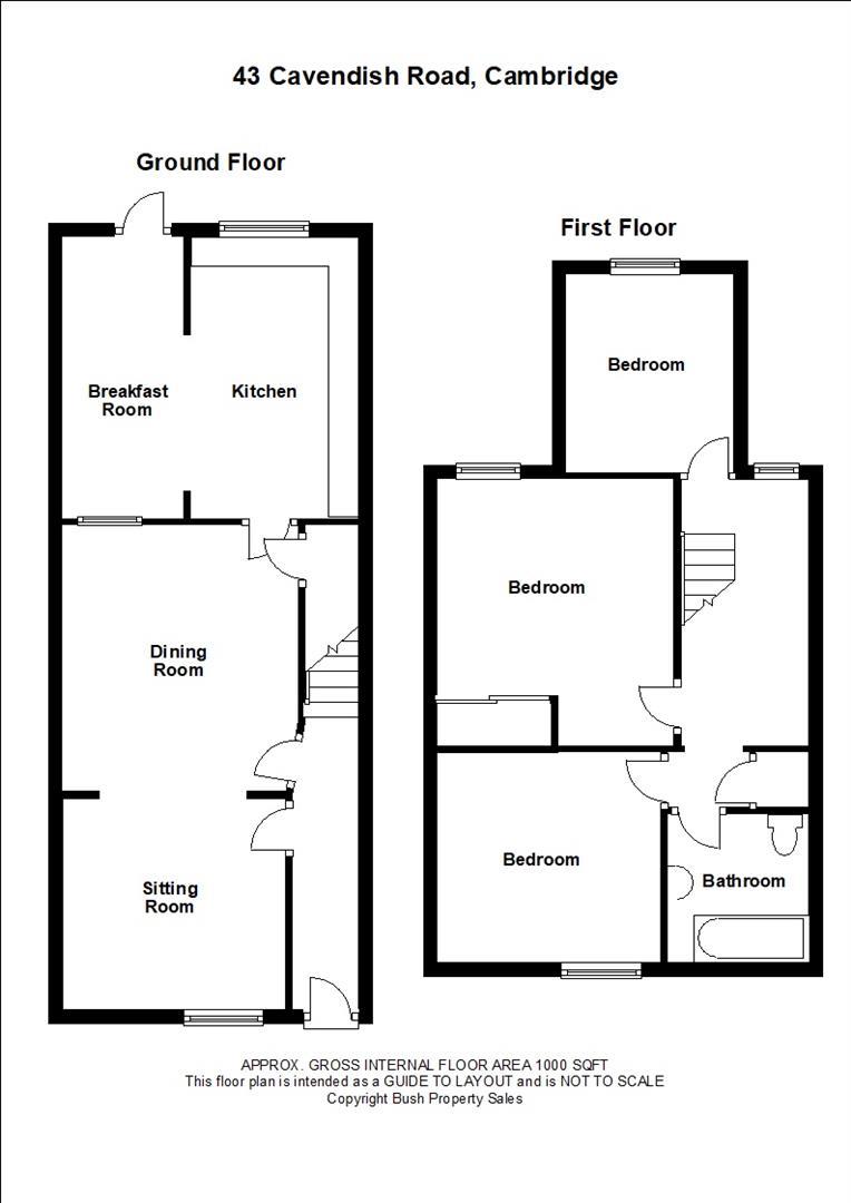 Cavendish Road, Cambridge floorplan