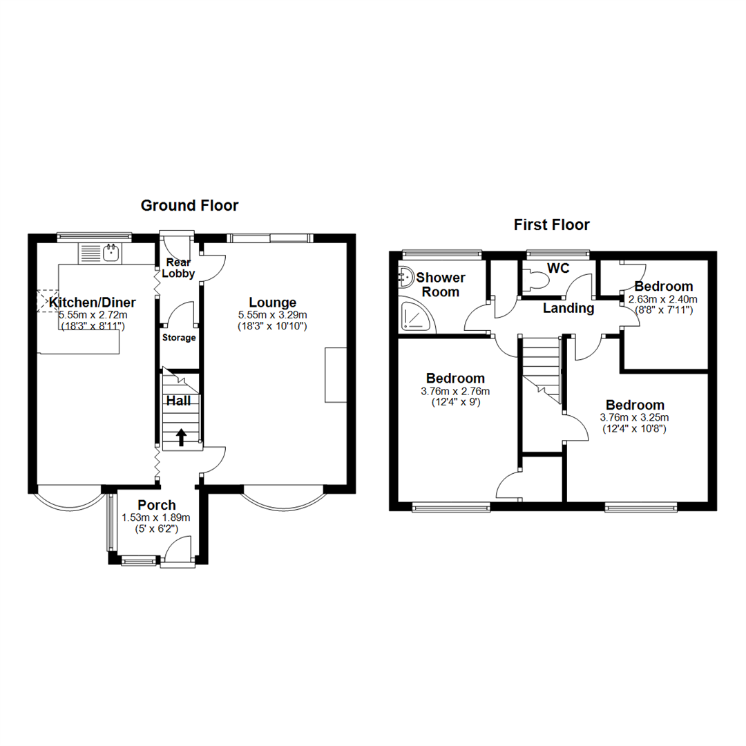 Royal Meadow Drive, Atherstone CV9, 3 bedroom terraced house for sale