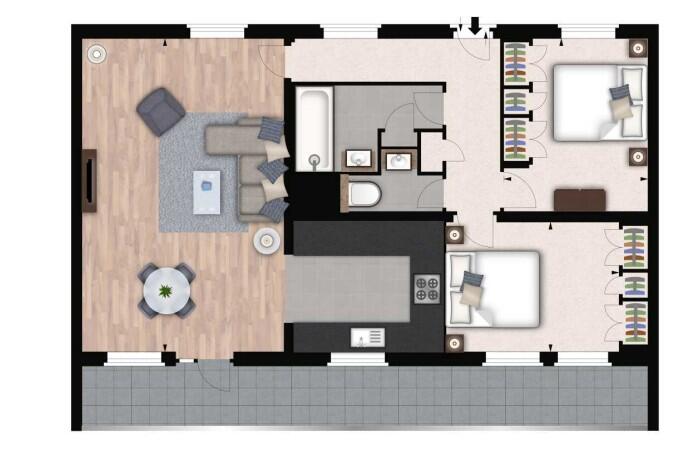Fulham Road, London floorplan