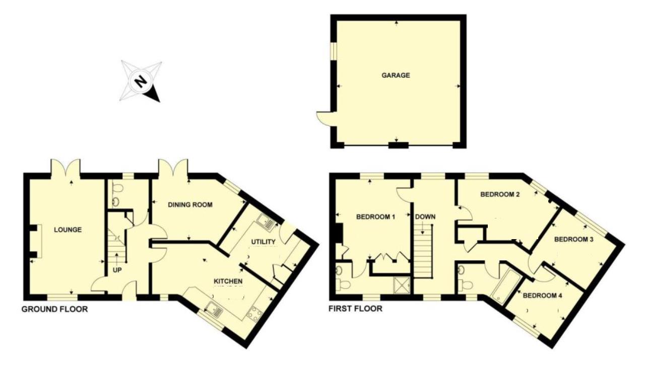 Hope House, 12, Home Farm Way, Bridport floorplan