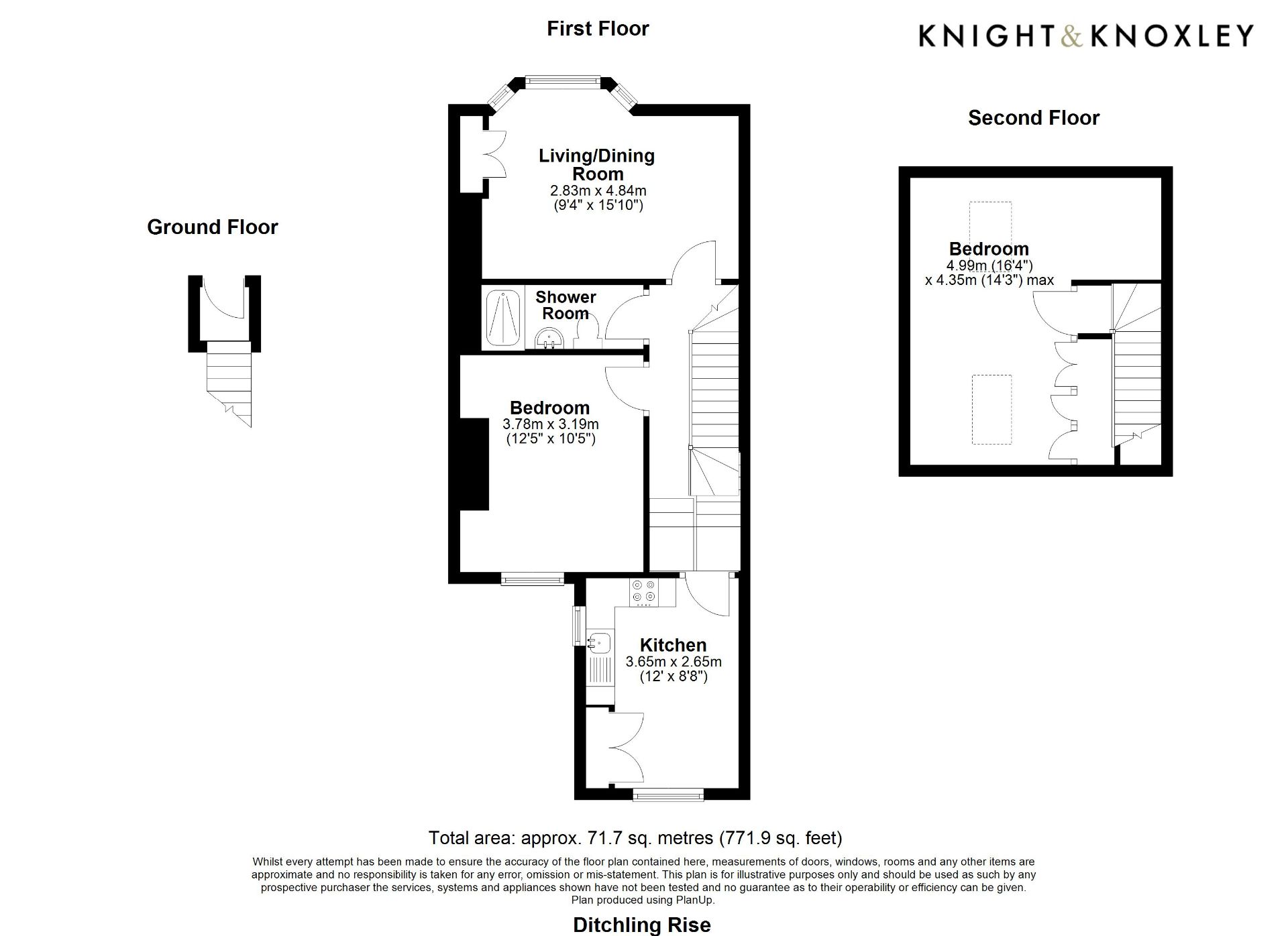 139 Ditchling Rise, Brighton floorplan