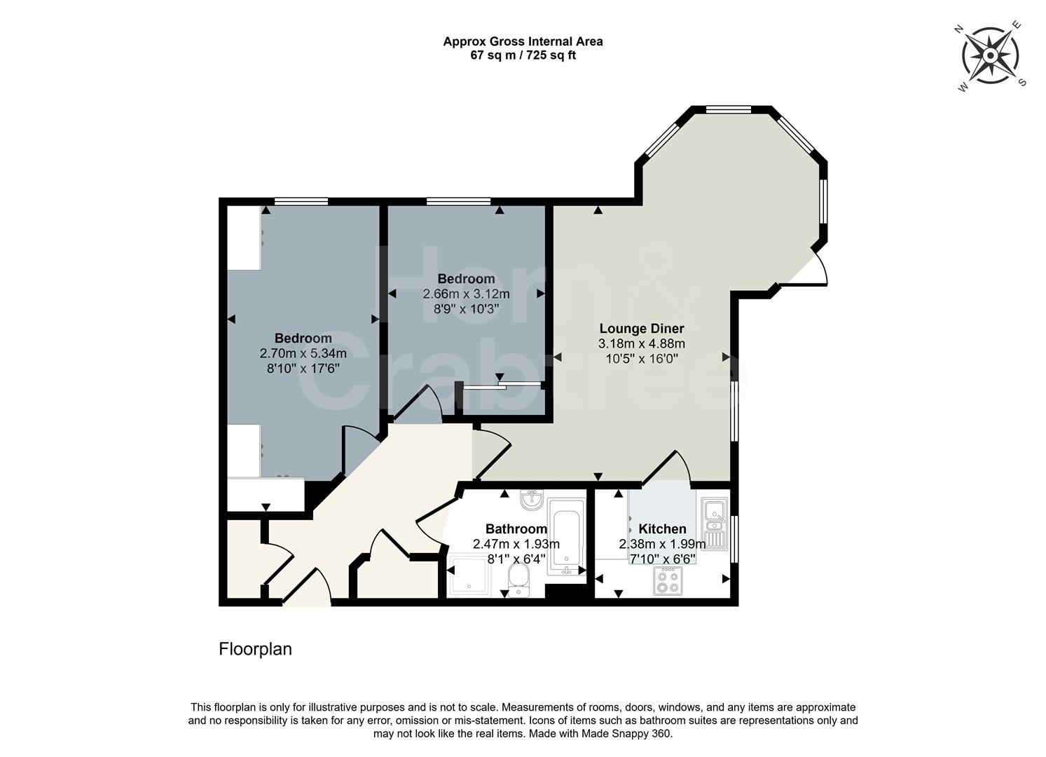6 Cwrt Pegasus, Cardiff Road, Cardiff floorplan