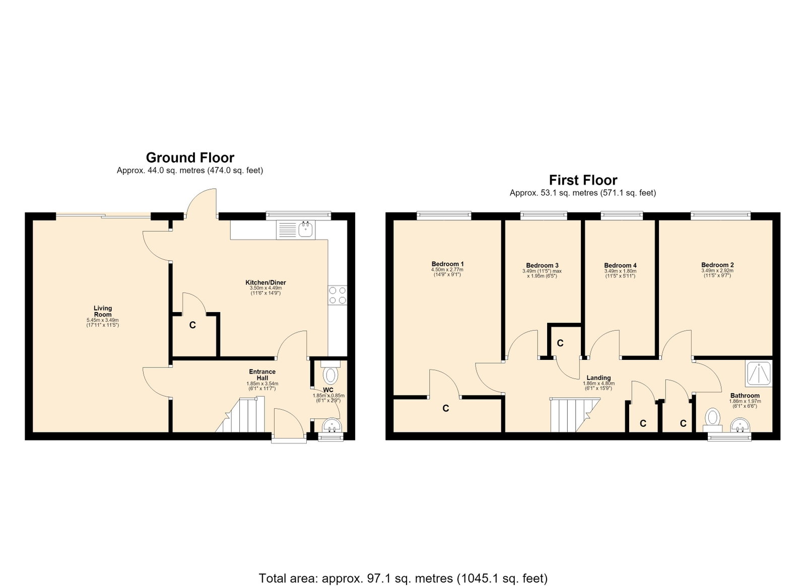 156, Egerton, Skelmersdale floorplan