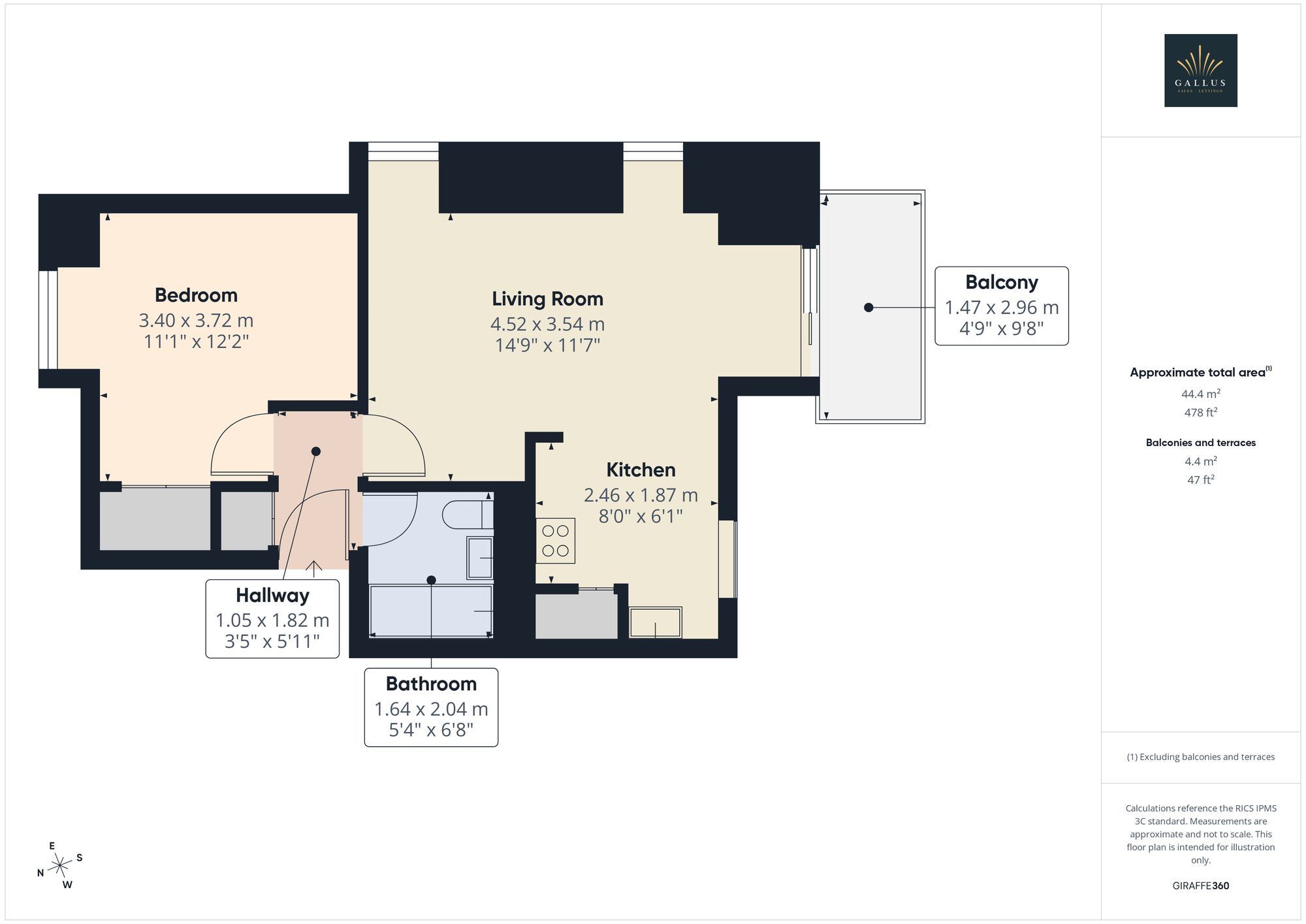 43g Beaconsfield Road, Glasgow floorplan