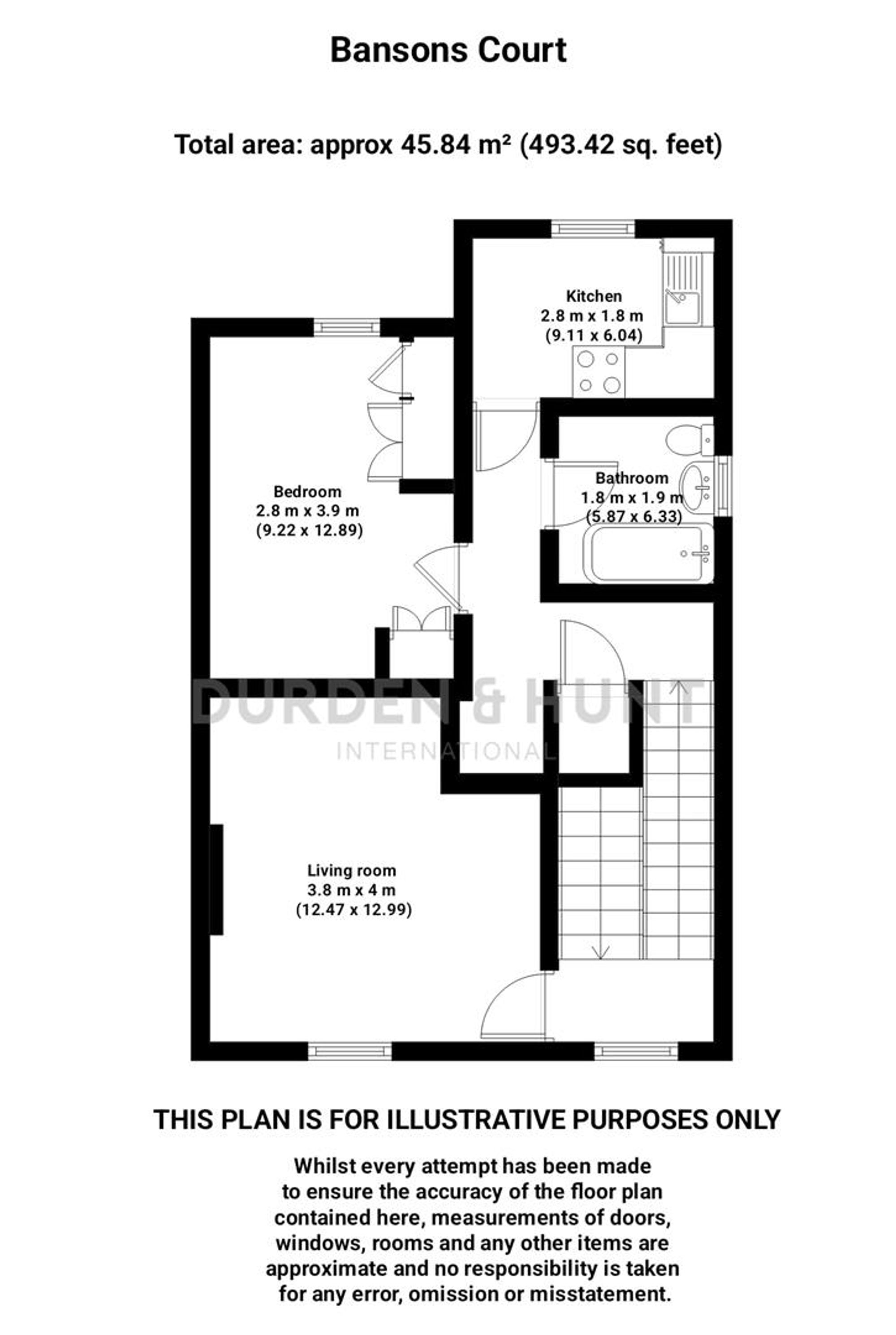 1 Bansons Court High Street, Ongar floorplan