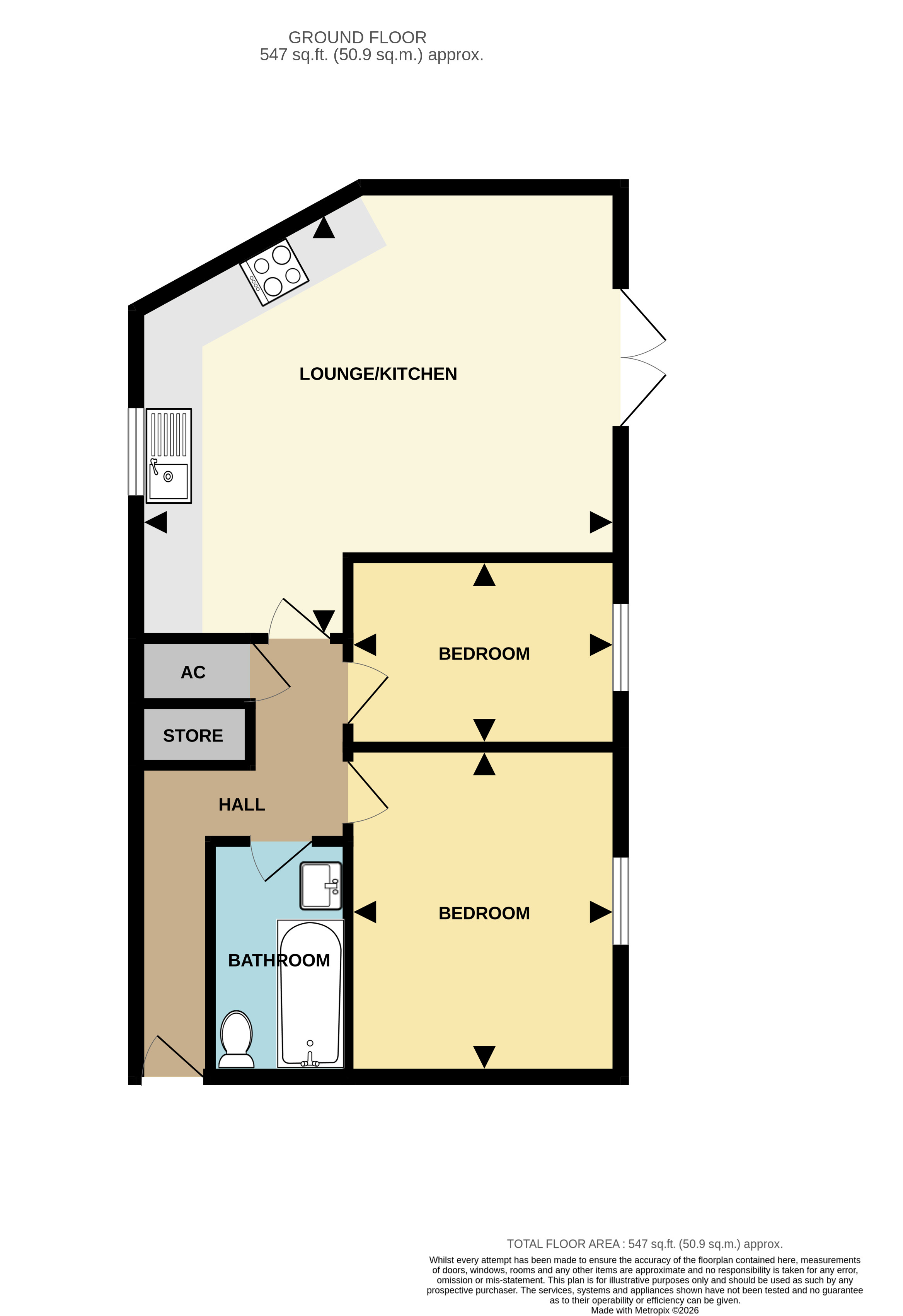 5, Bolwell Place, Melksham floorplan
