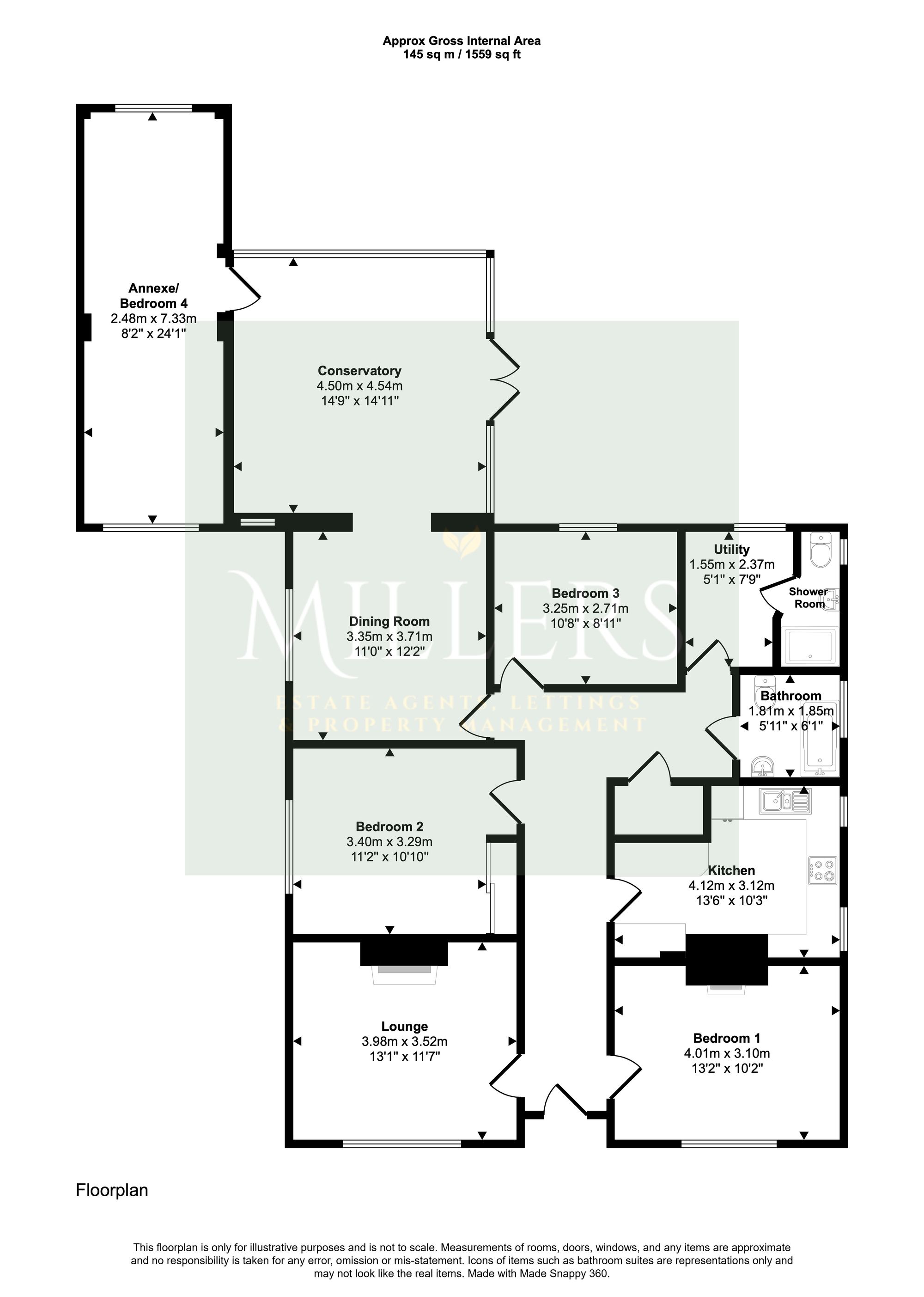 54 Norwich Road, Cromer floorplan