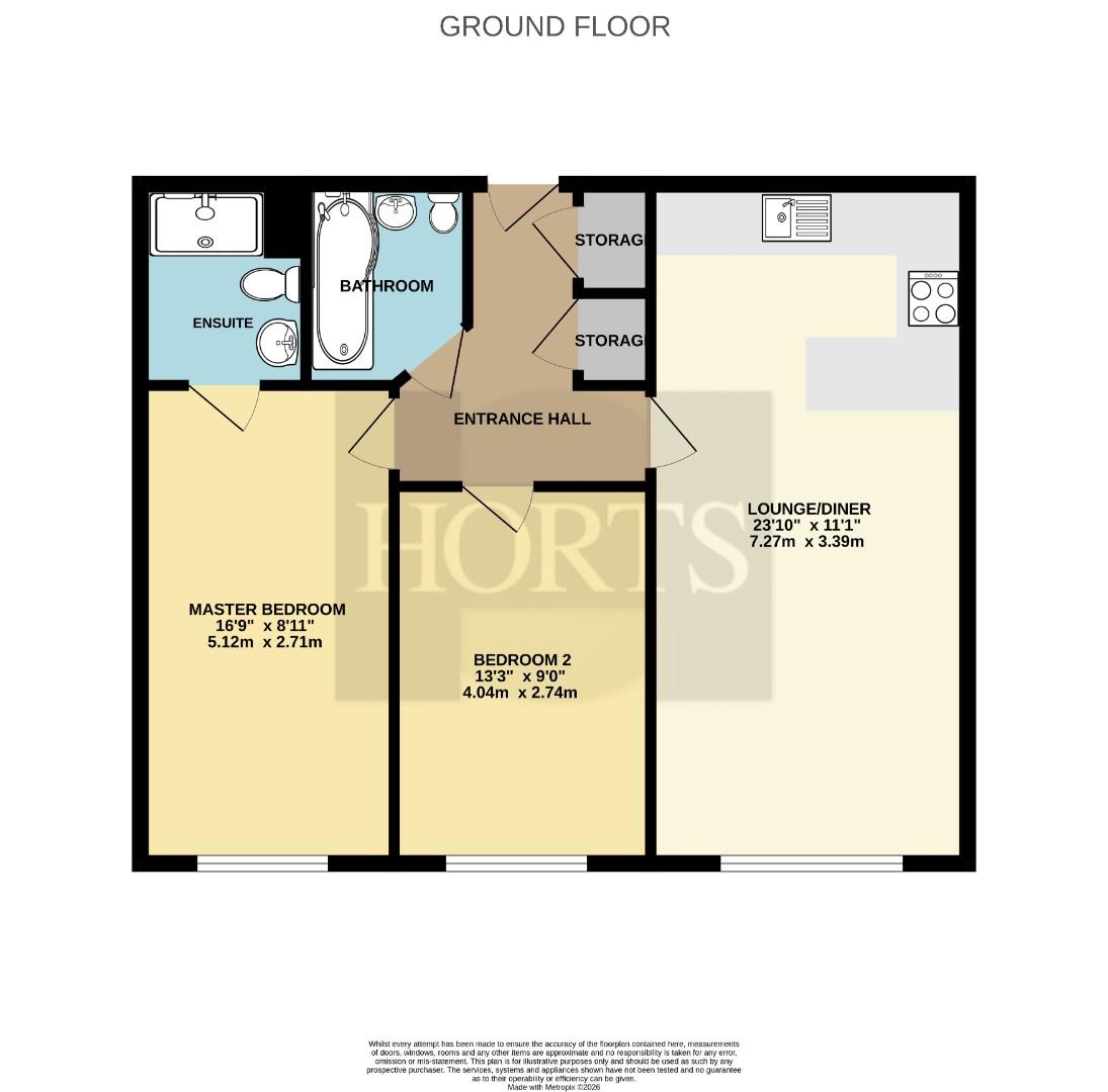 Flat 123, Alpha House, Northampton floorplan