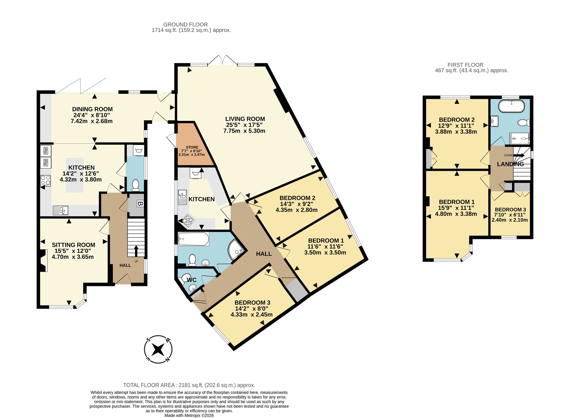 7-8 Cadewell Crescent, Torquay floorplan