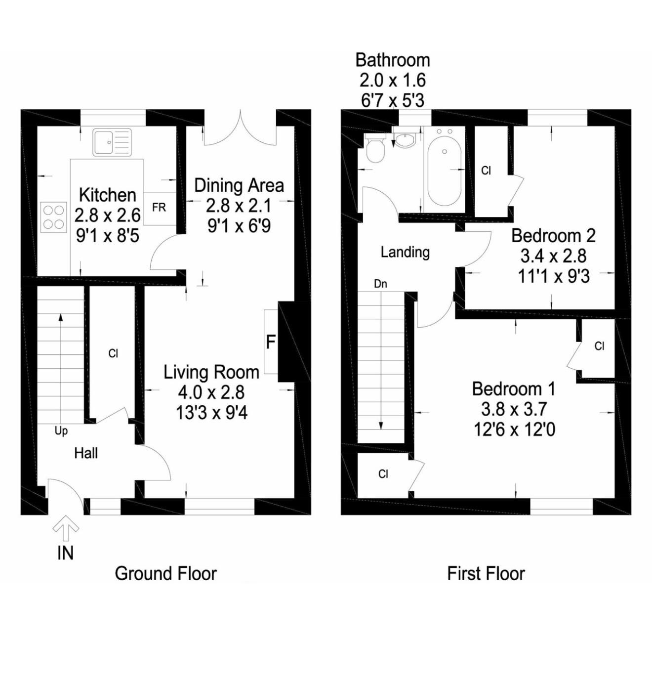 44, Larbert road , Bonnybridge  floorplan